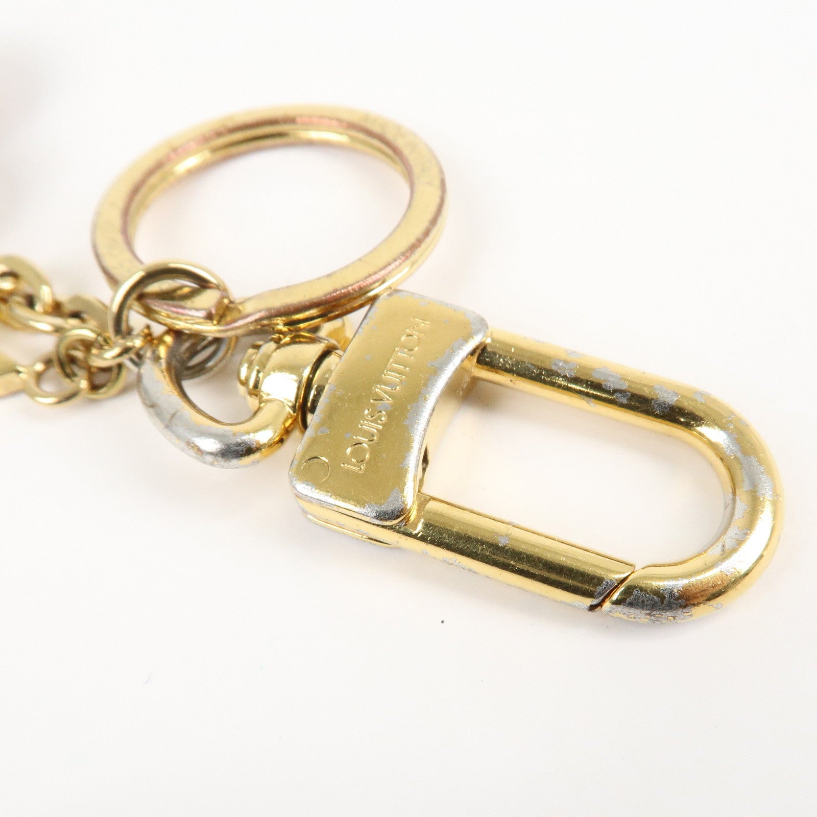 Louis Vuitton Blooming Flower BB Bag Charm Key Chain Pink M63085 Used