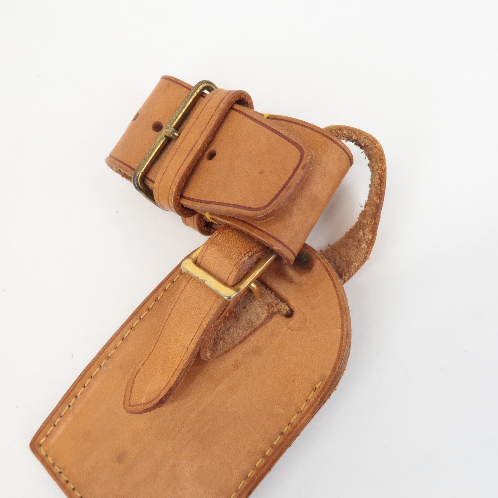 Louis Vuitton Set of 20 Leather Name Tag & Poignet Natural Used