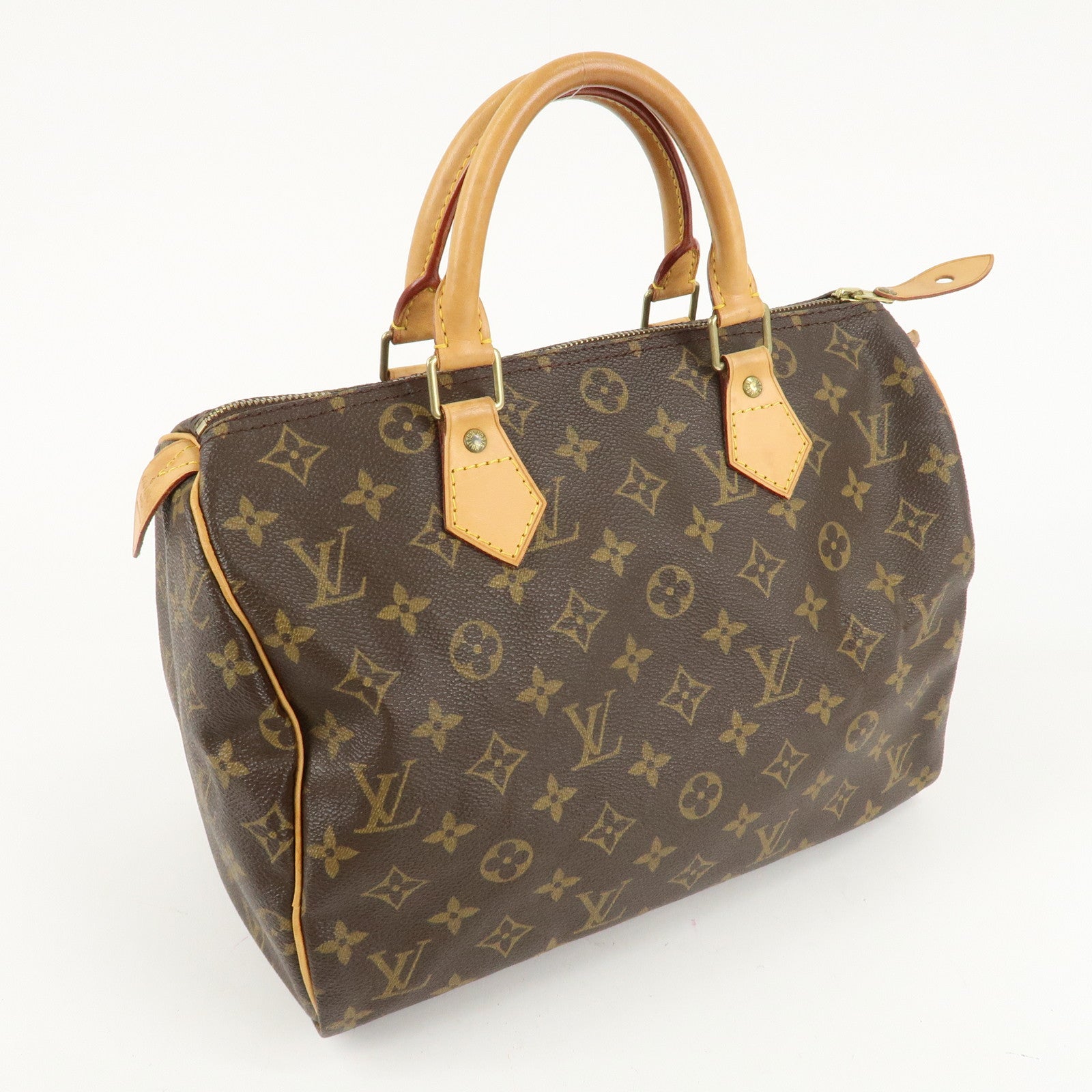 Louis Vuitton Monogram Speedy 30 Hand Bag Boston Bag M41526 Used