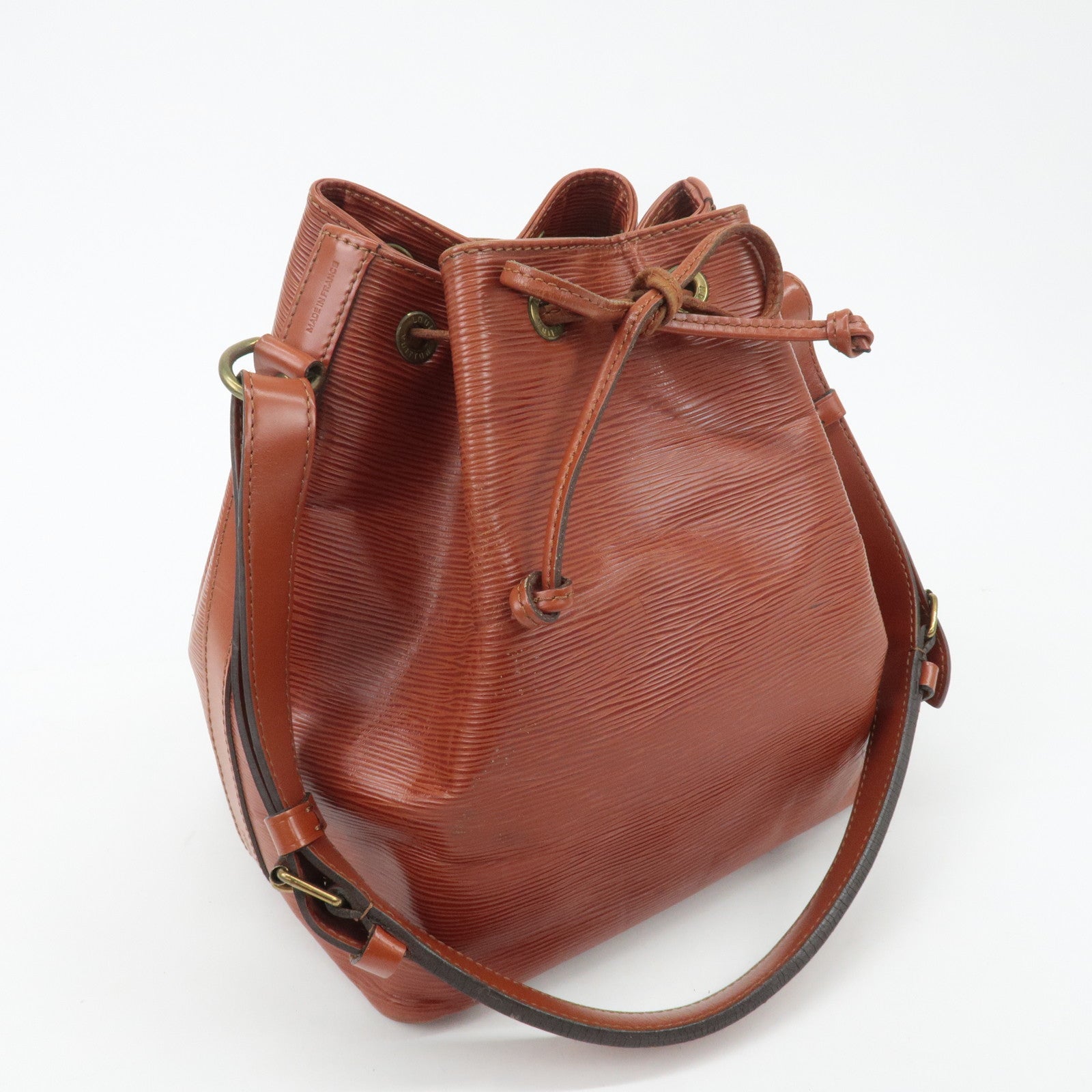 Louis Vuitton Epi Petit Noe Shoulder Bag Kenya Brown M44103 Used