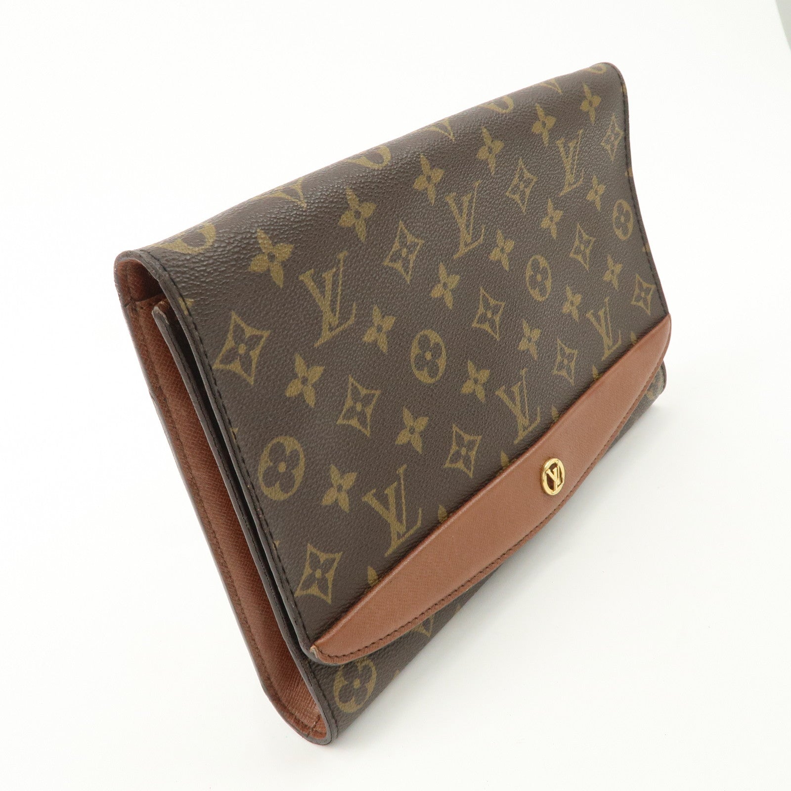 Louis Vuitton Monogram Bordeaux Shoulder Bag Hand Bag M51798 Used