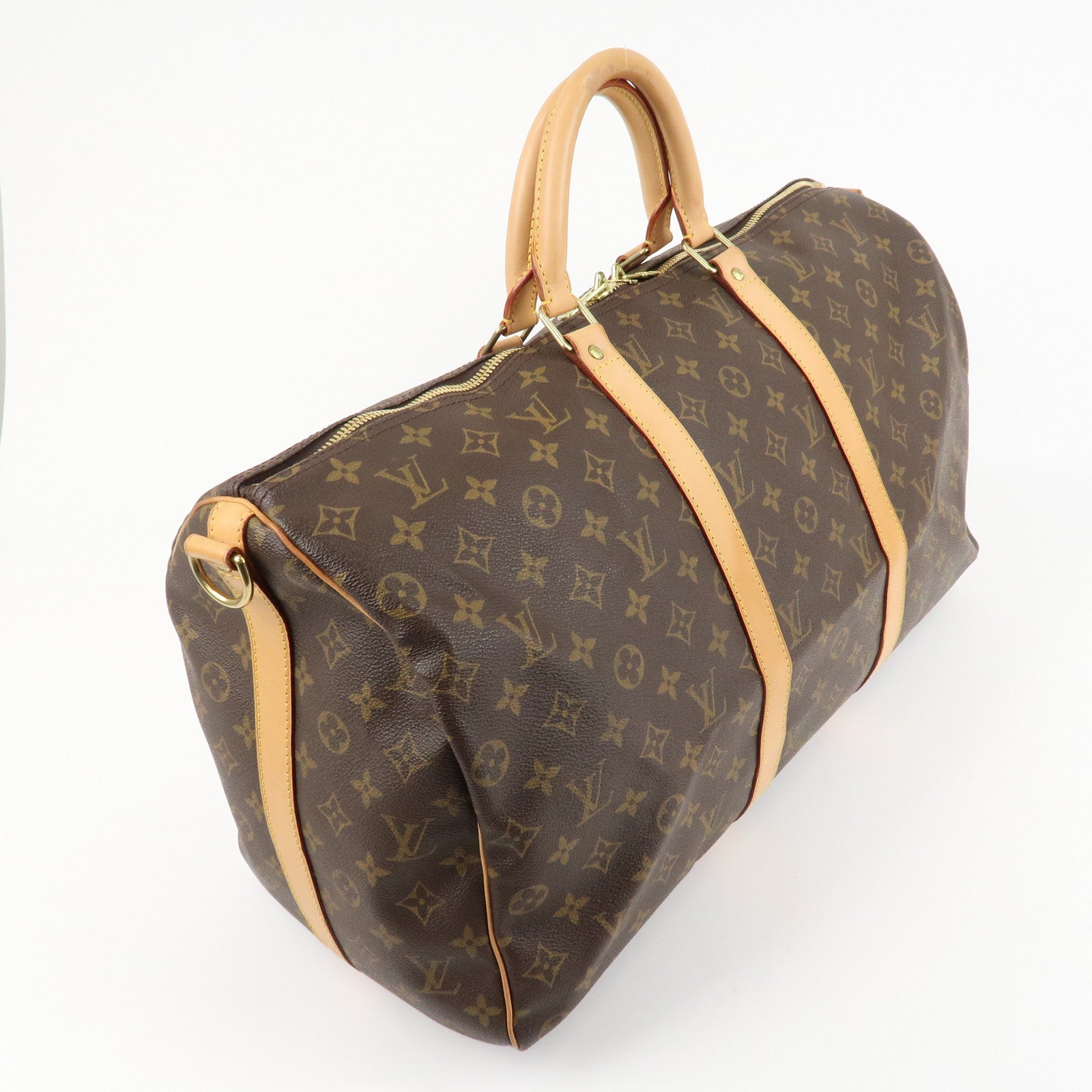 Louis Vuitton Monogram Keep All Bandouliere 50 Boston Bag M41416 Used