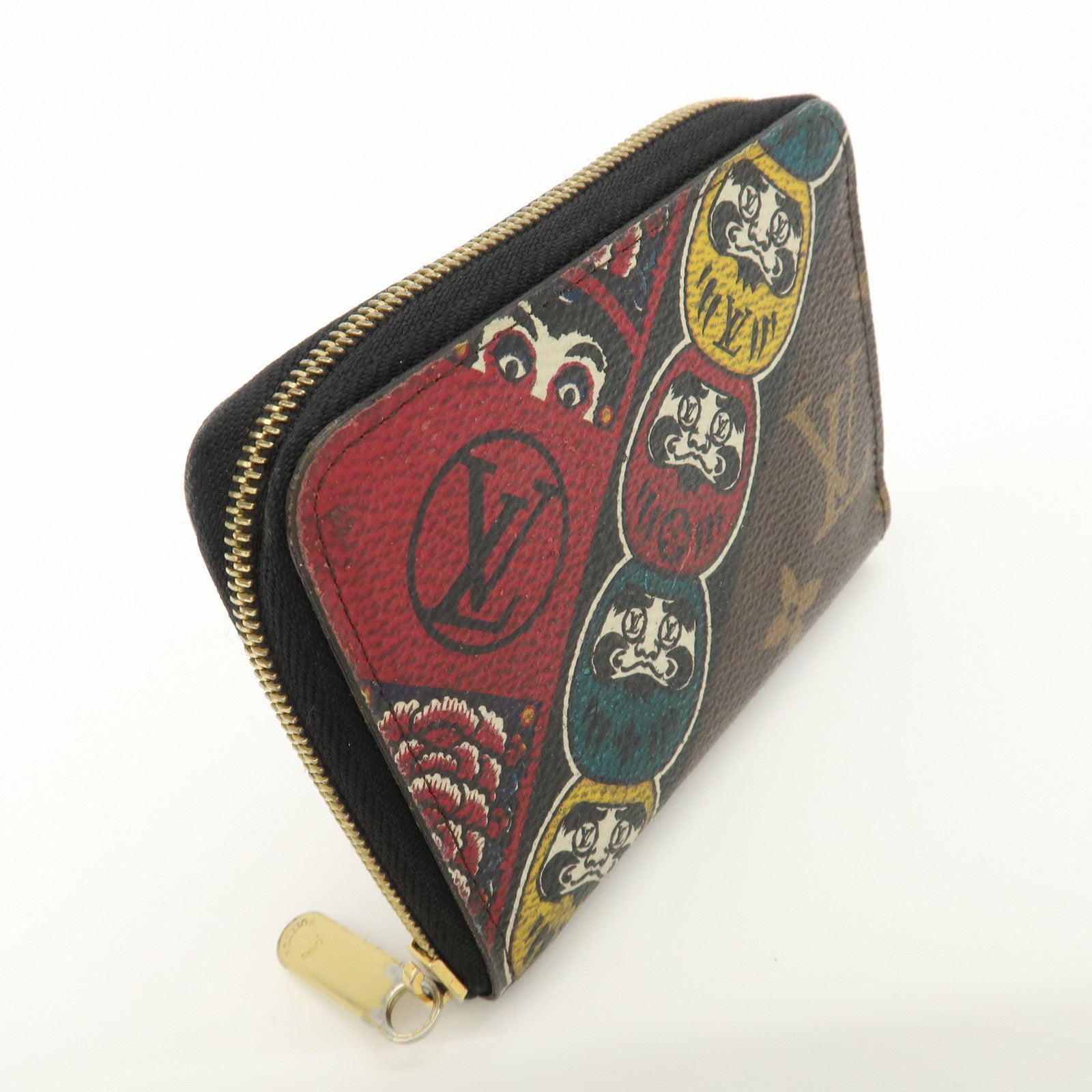 Louis Vuitton Monogram Zippy Coin Purse Kansai Yamamoto M67250 Used