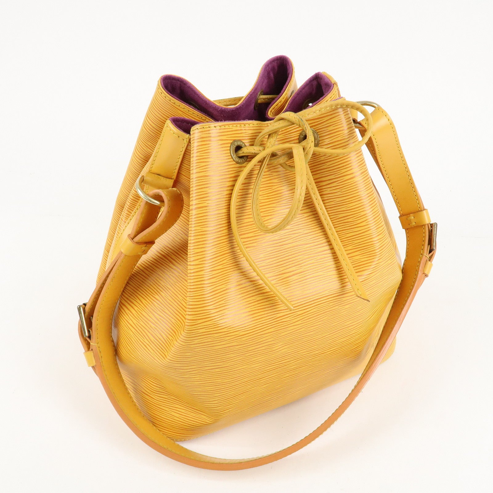 Louis Vuitton Epi Petit Noe Shoulder Bag Tassili Yellow M44109 Used