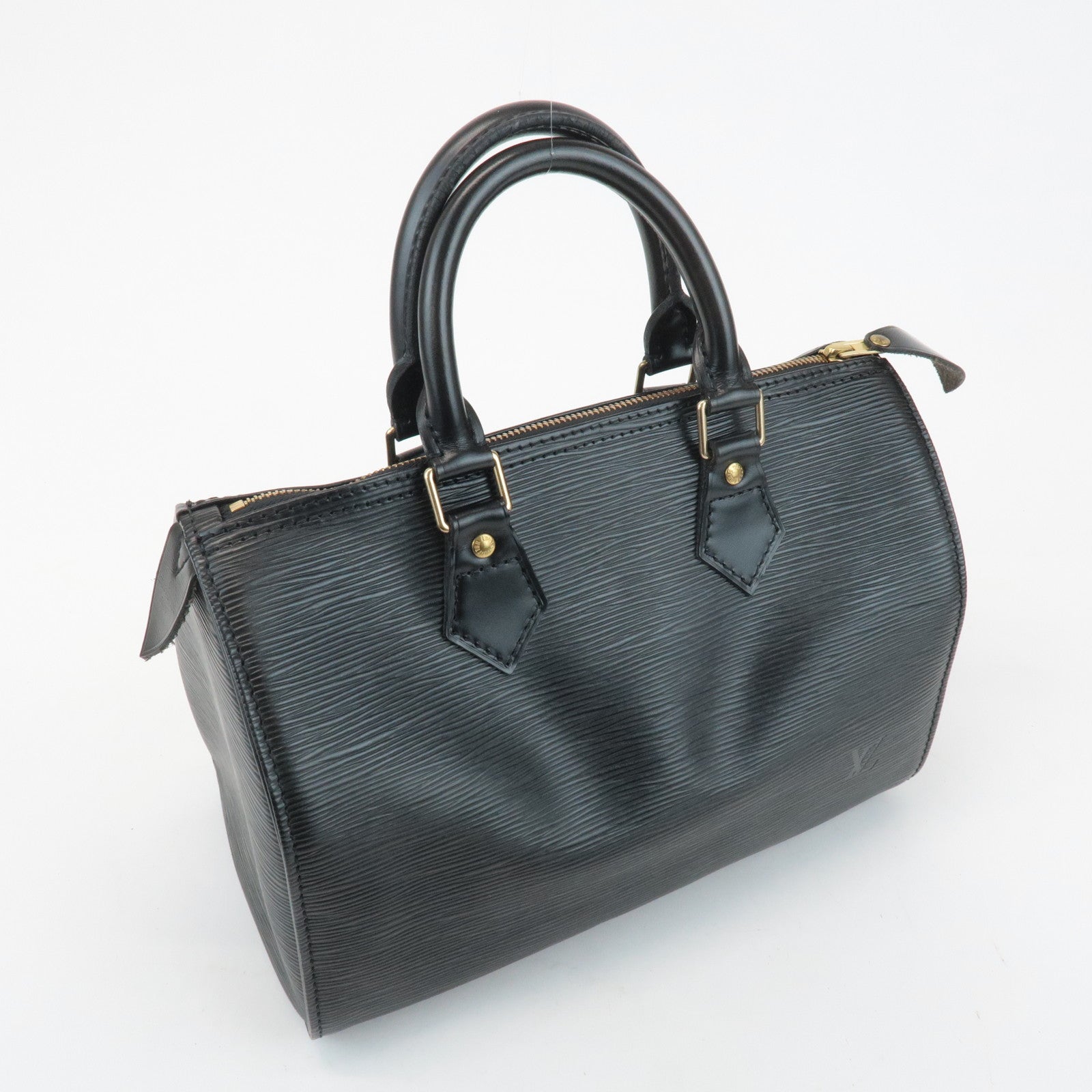 Louis Vuitton Epi Speedy 25 Boston Bag Hand Bag Noir M43012 Used