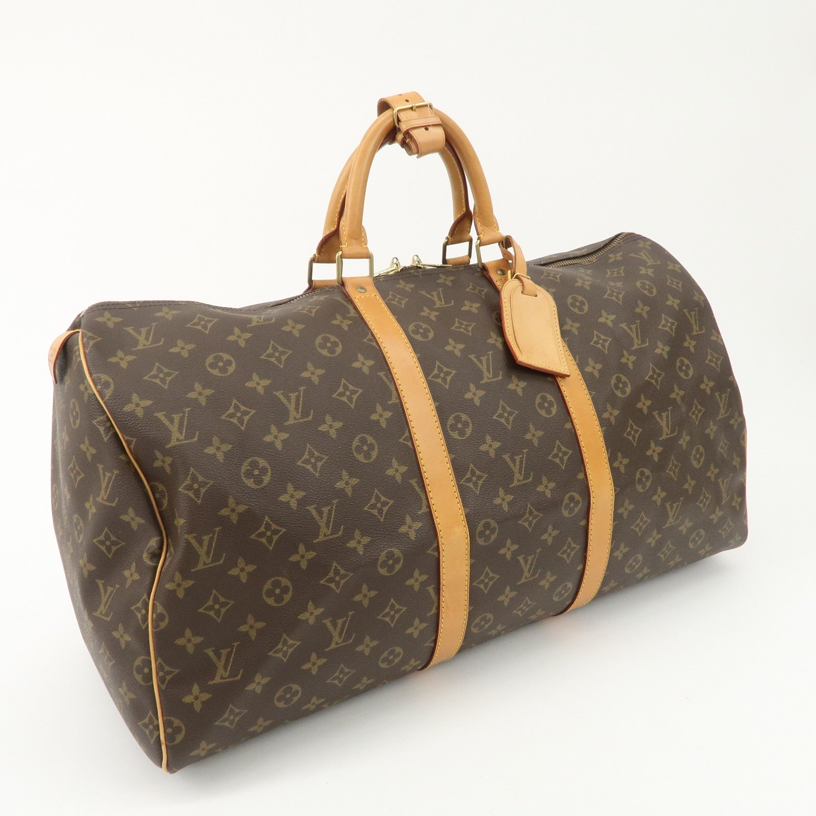 Louis Vuitton Monogram Keep All 55 Boston Bag Travel Bag M41424 Used