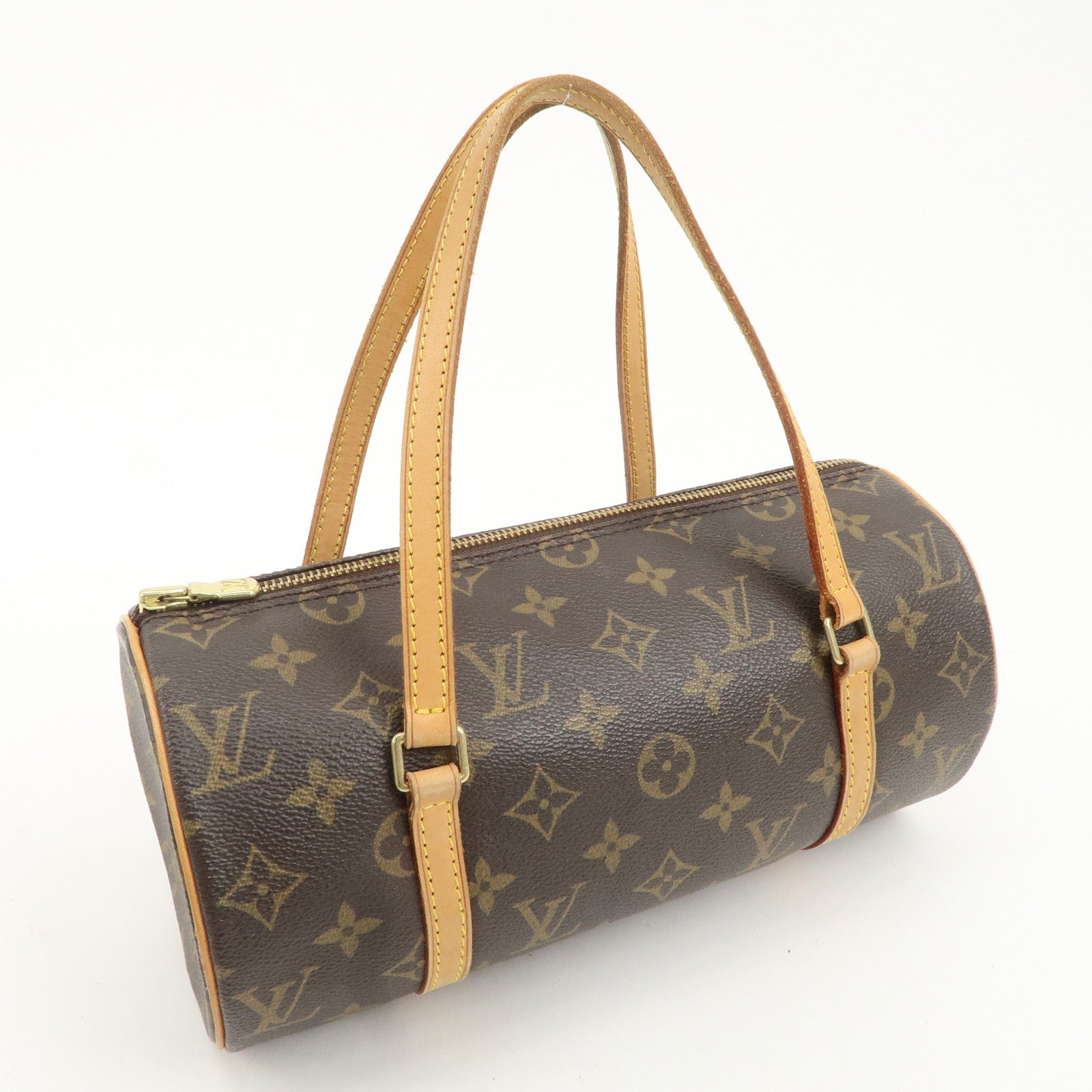 Louis Vuitton Monogram Papillon 26 Hand Bag New Style M51385 Used