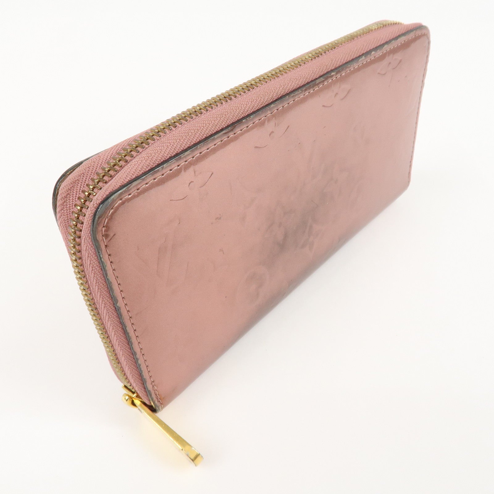 Louis Vuitton Monogram Vernis Zippy Long Wallet Used