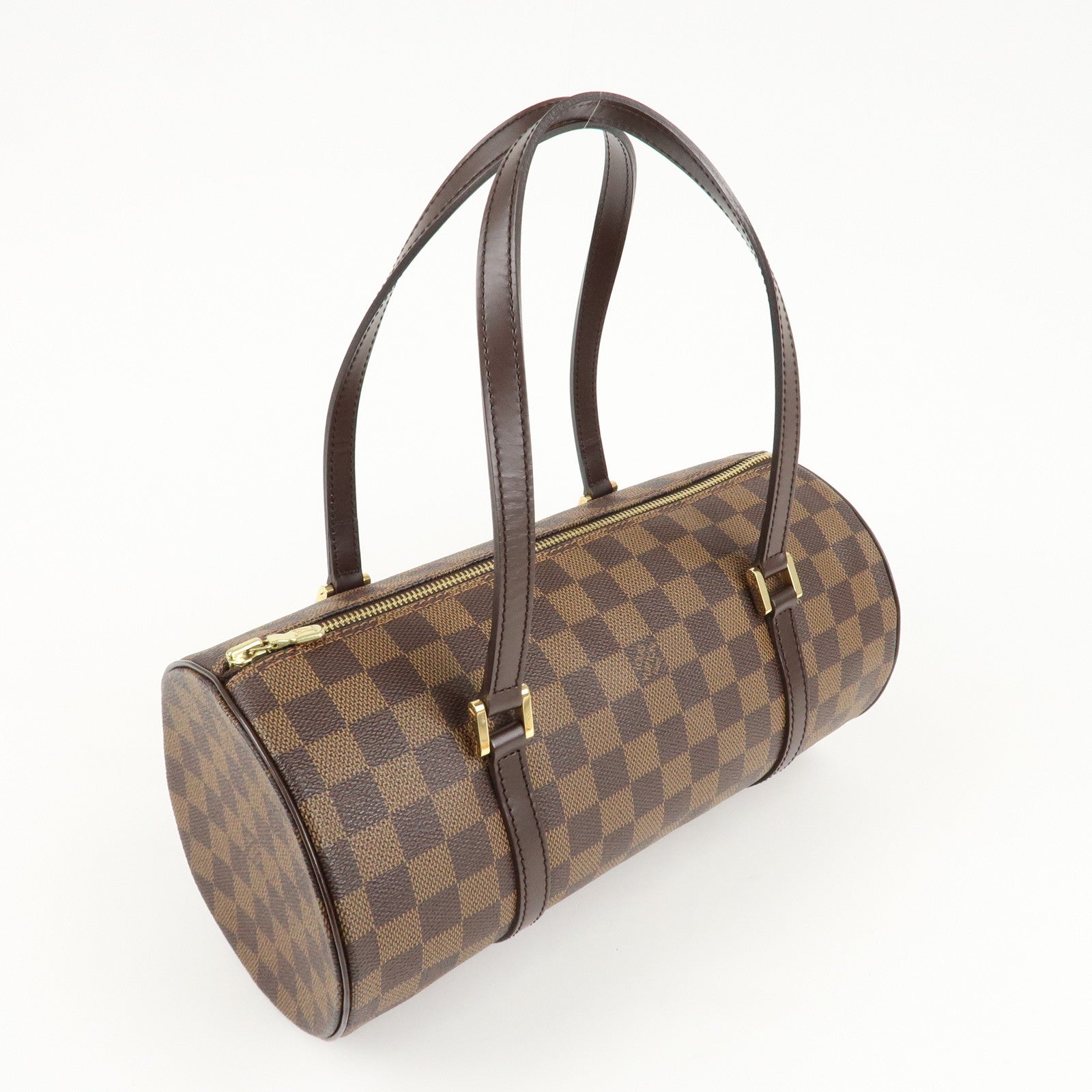 Louis Vuitton Damier Papillon 30 Hand Bag Damier Ebene N51303 Used