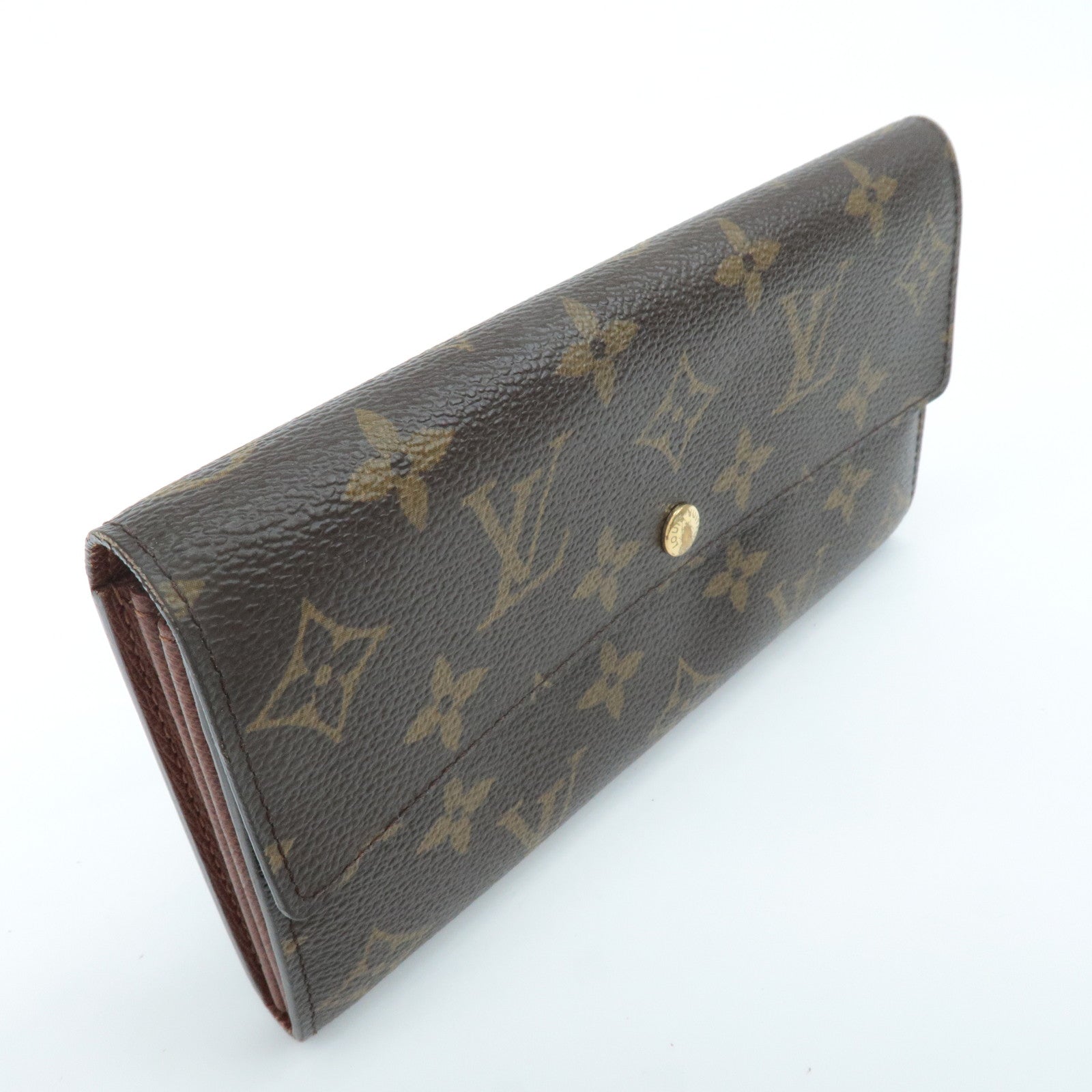 Louis Vuitton Monogram Porte Monnaie Credit Wallet M61726 Used