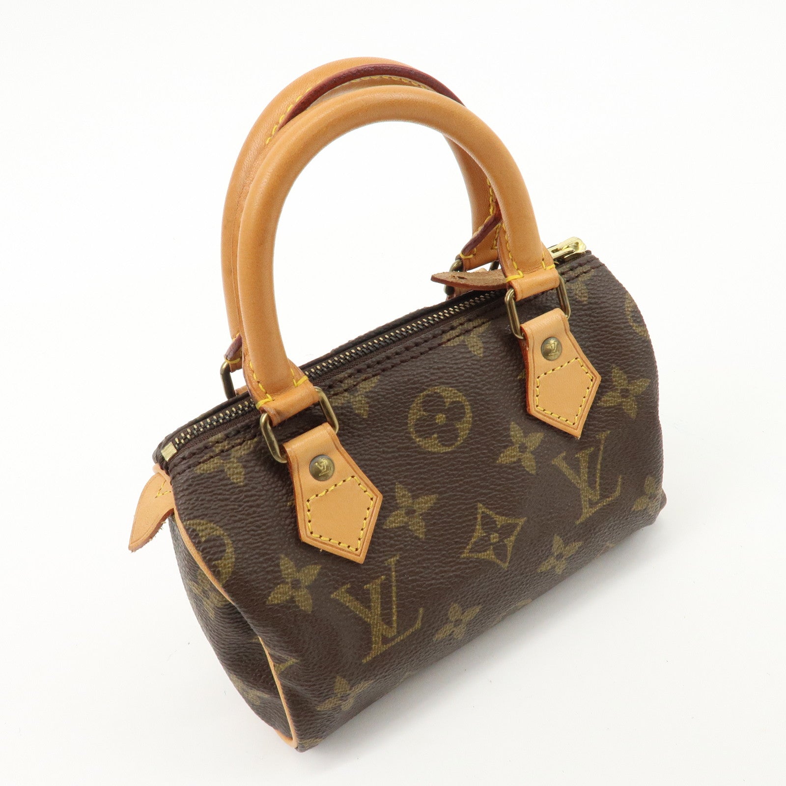 Louis Vuitton Monogram Mini Speedy & Strap M41534 J00145 Used