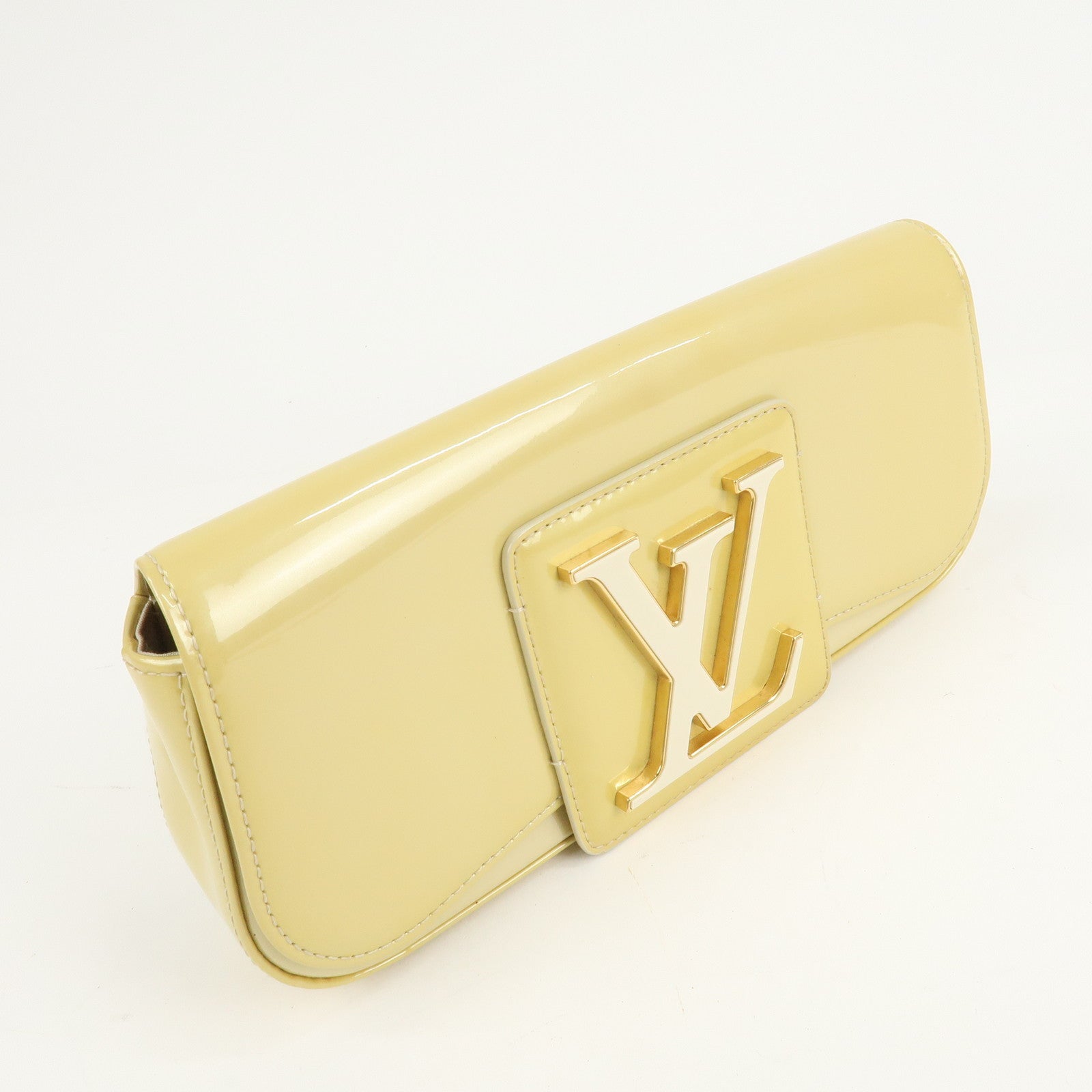 Louis Vuitton Pochette Sobie Clutch Bag Blanccorail M93489 Used