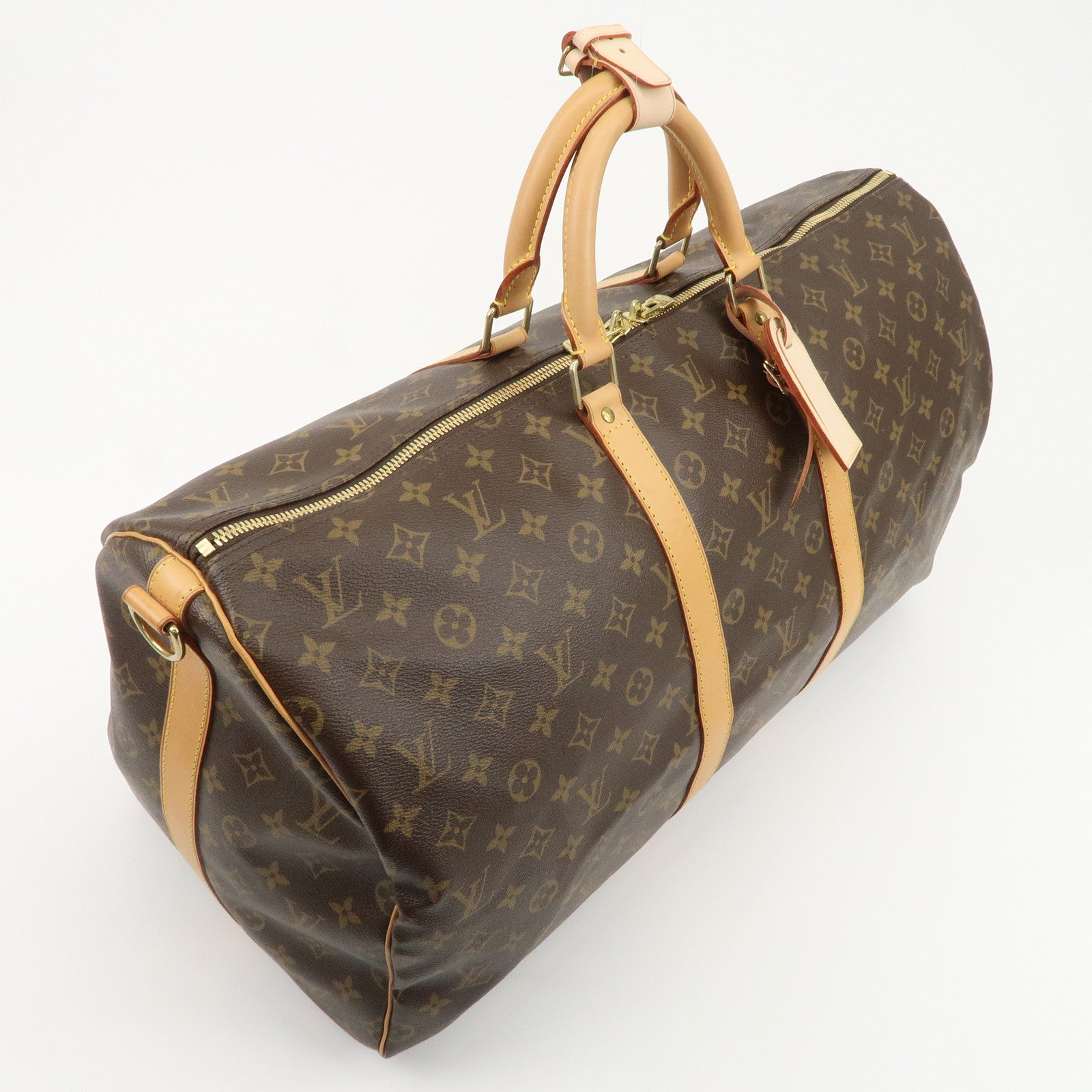 Louis Vuitton Monogram Keep All Bandouliere 55 Boston Bag M41414 Used