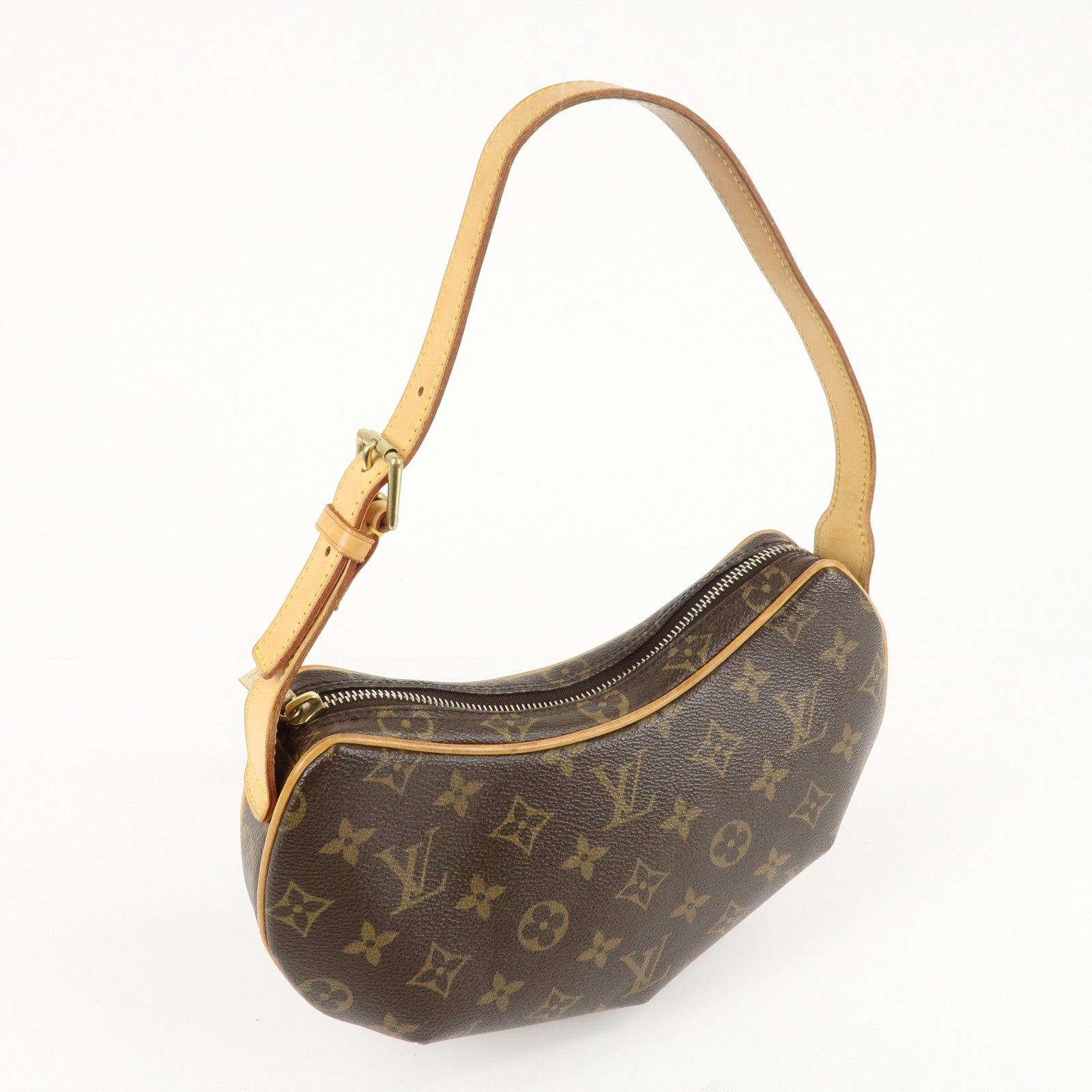 Louis Vuitton Monogram Pochette Croissant Shoulder Bag M51510 Used