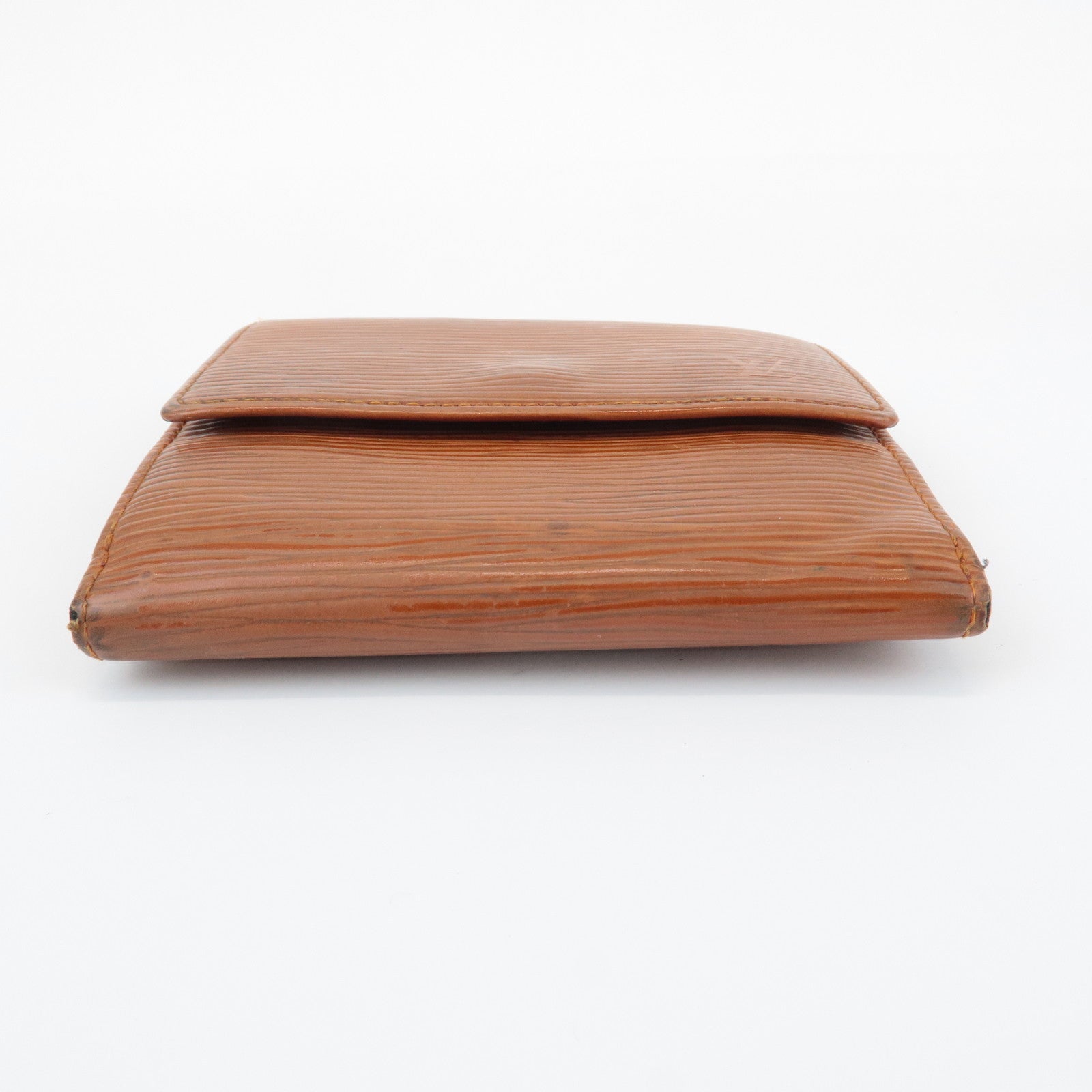 Louis Vuitton Set of 2 Epi Wallet Noir Kenya Brown M63642 M63483 Used