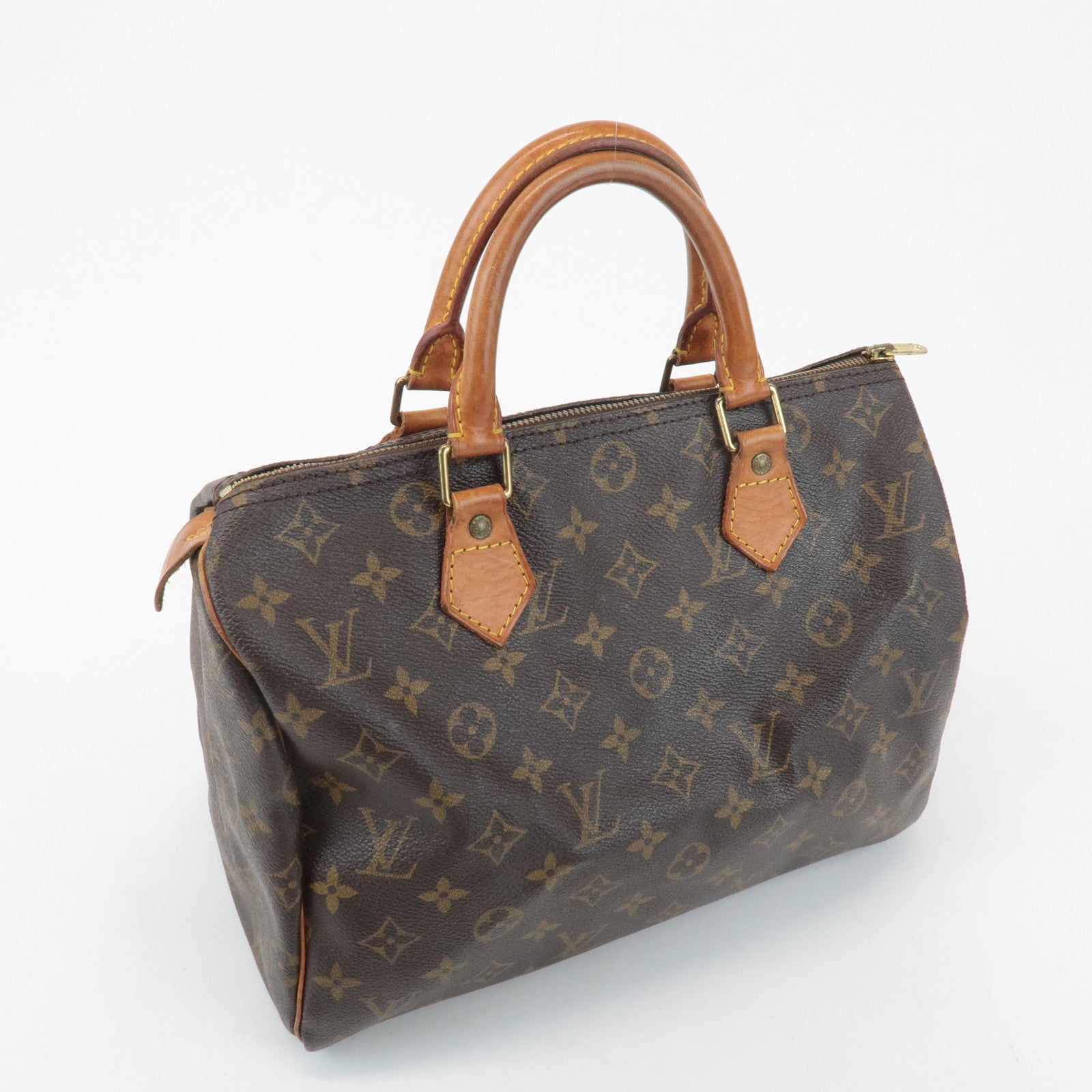 Louis Vuitton Monogram Speedy 30 Hand Bag Boston Bag M41526 Used