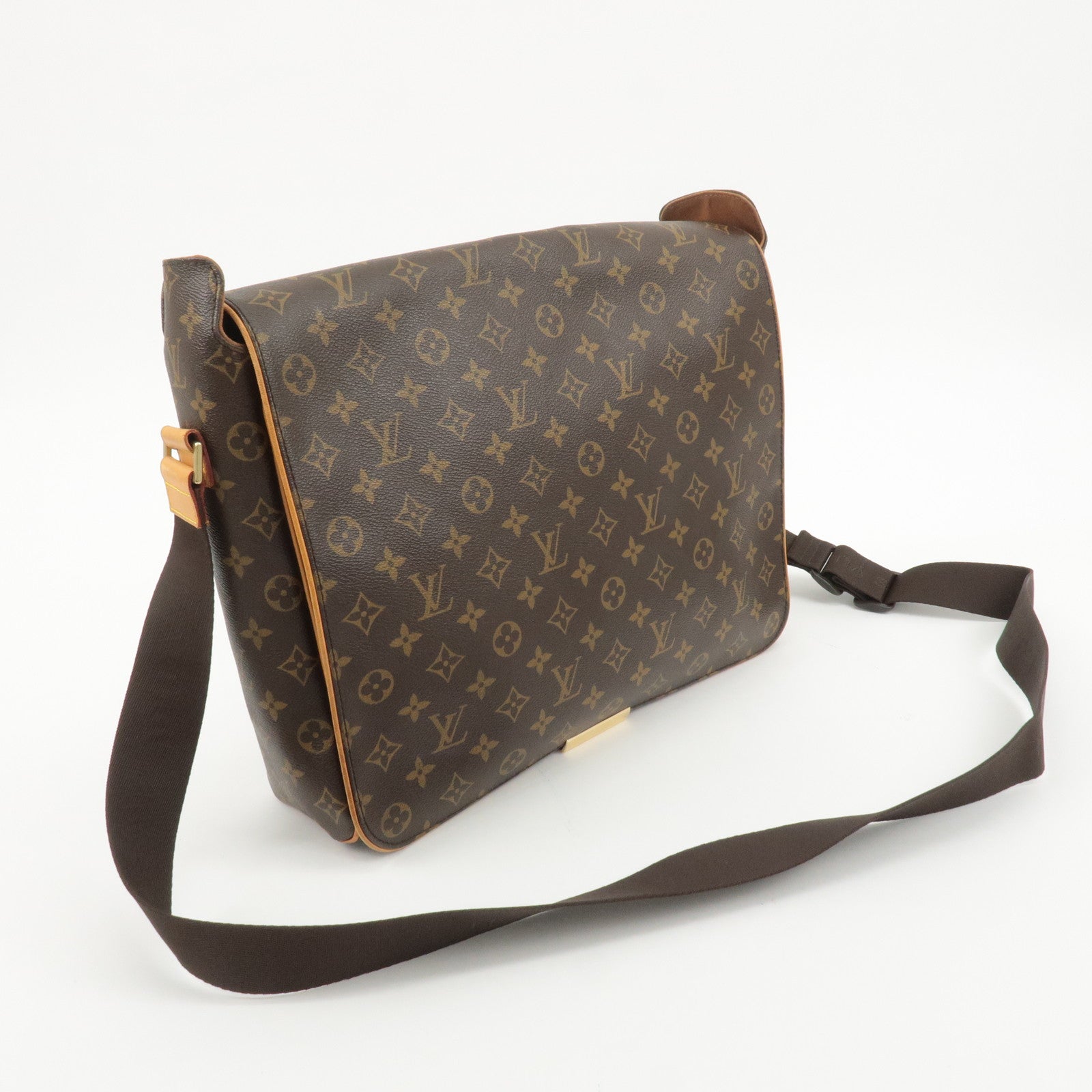 Louis Vuitton Monogram Abbesses Messenger Bag Hand Bag M45257 Used