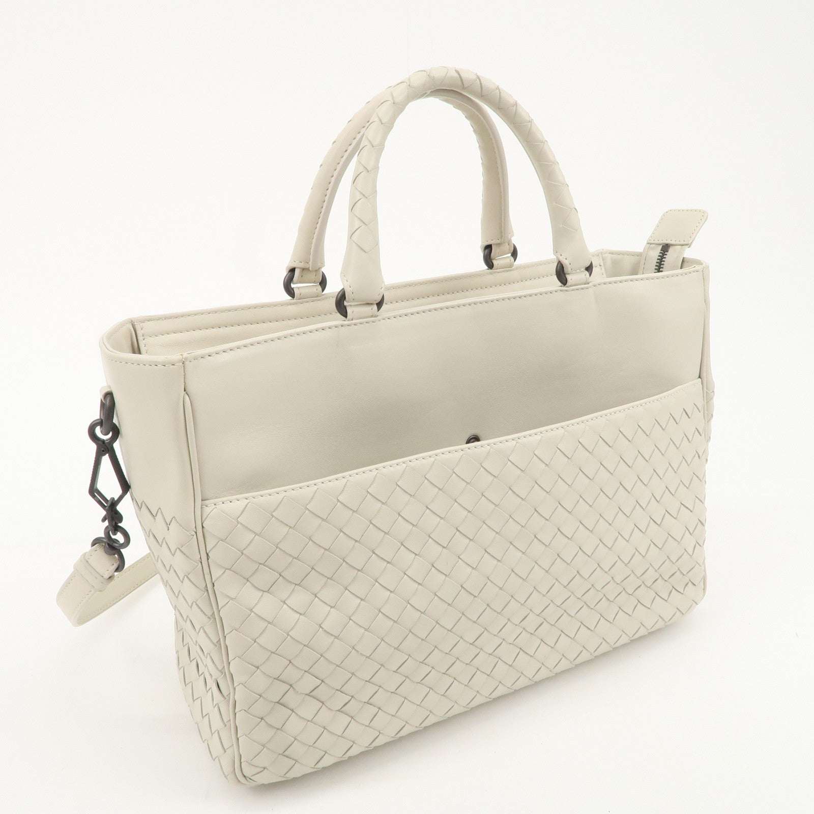 BOTTEGA VENETA Intrecciato Leather 2WAY Bag Tote Bag 481796 Used