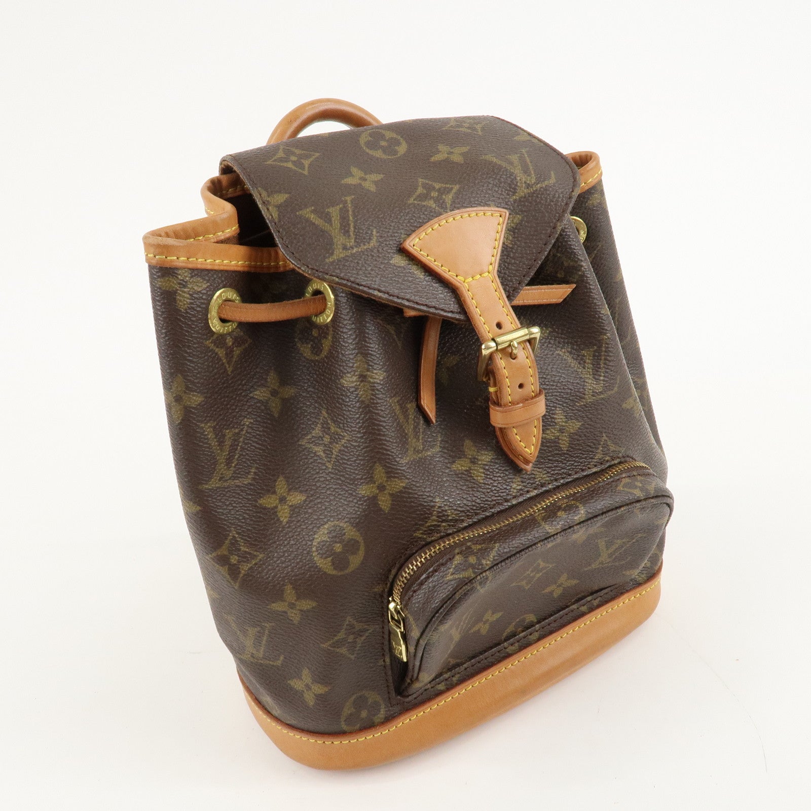 Louis Vuitton Monogram Mini Montsouris Back Pack Bag M51137 Used