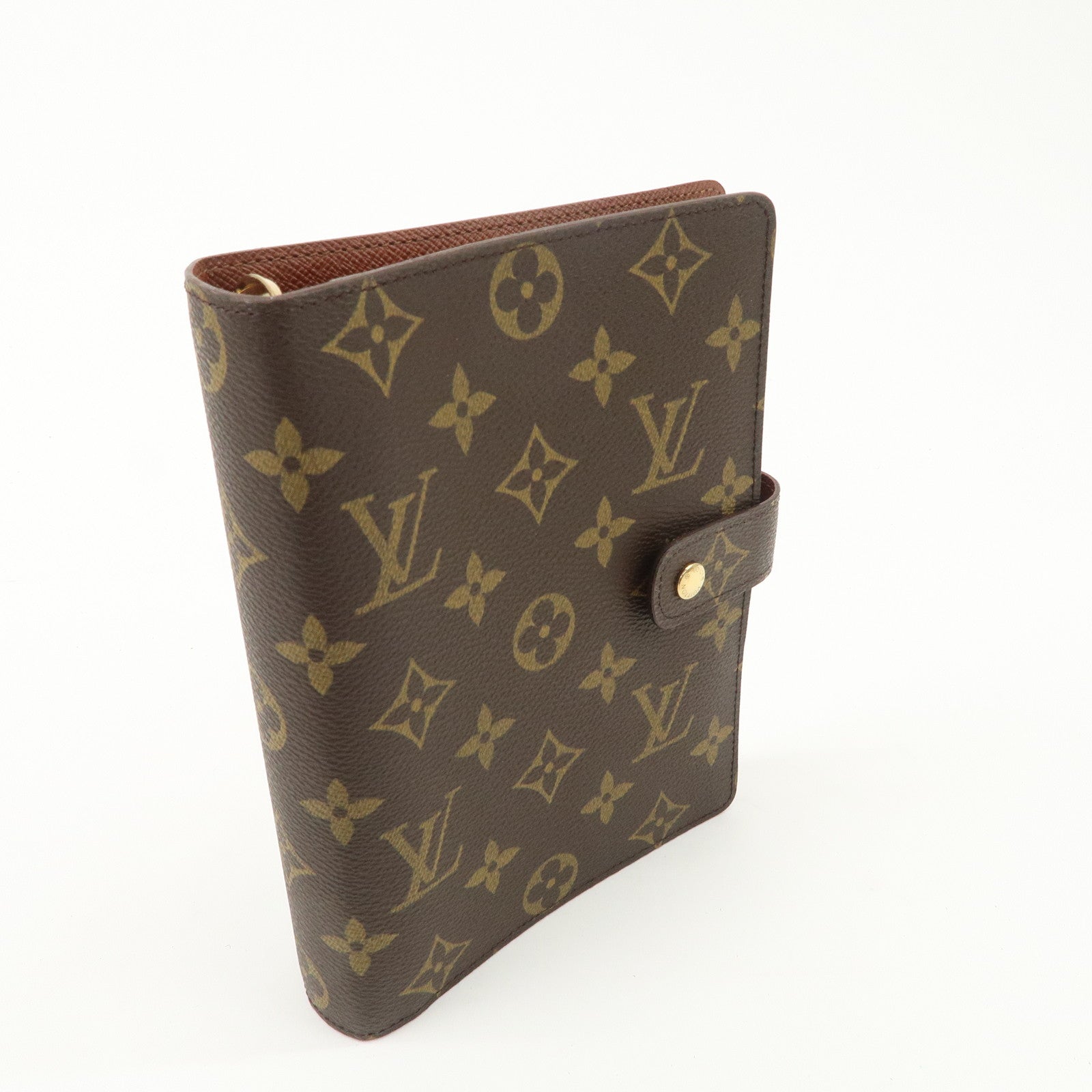 Louis Vuitton Monogram Agenda MM Planner Cover R20105 Used