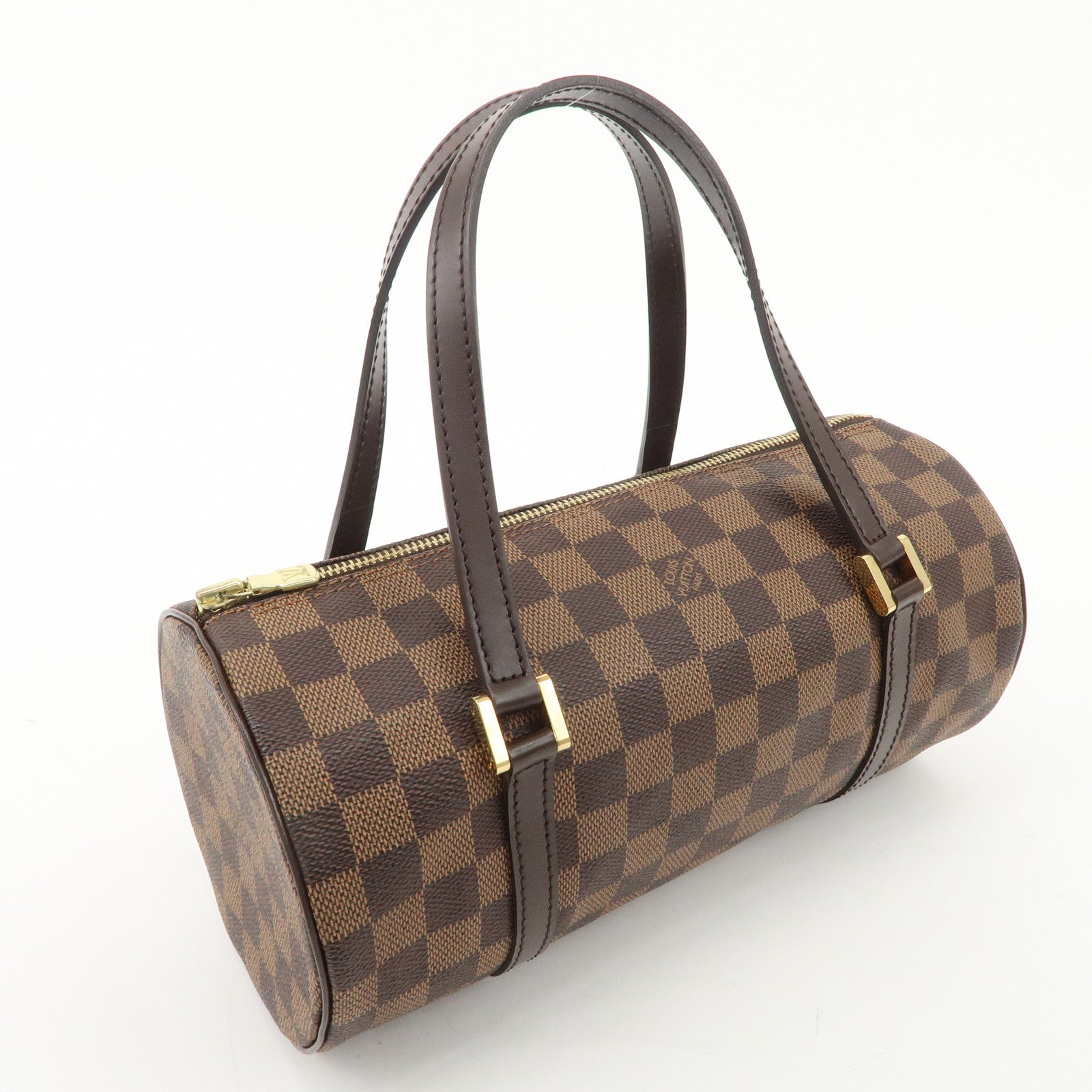 Louis Vuitton Damier Ebene Papillon 26 Hand Bag Brown N51304 Used