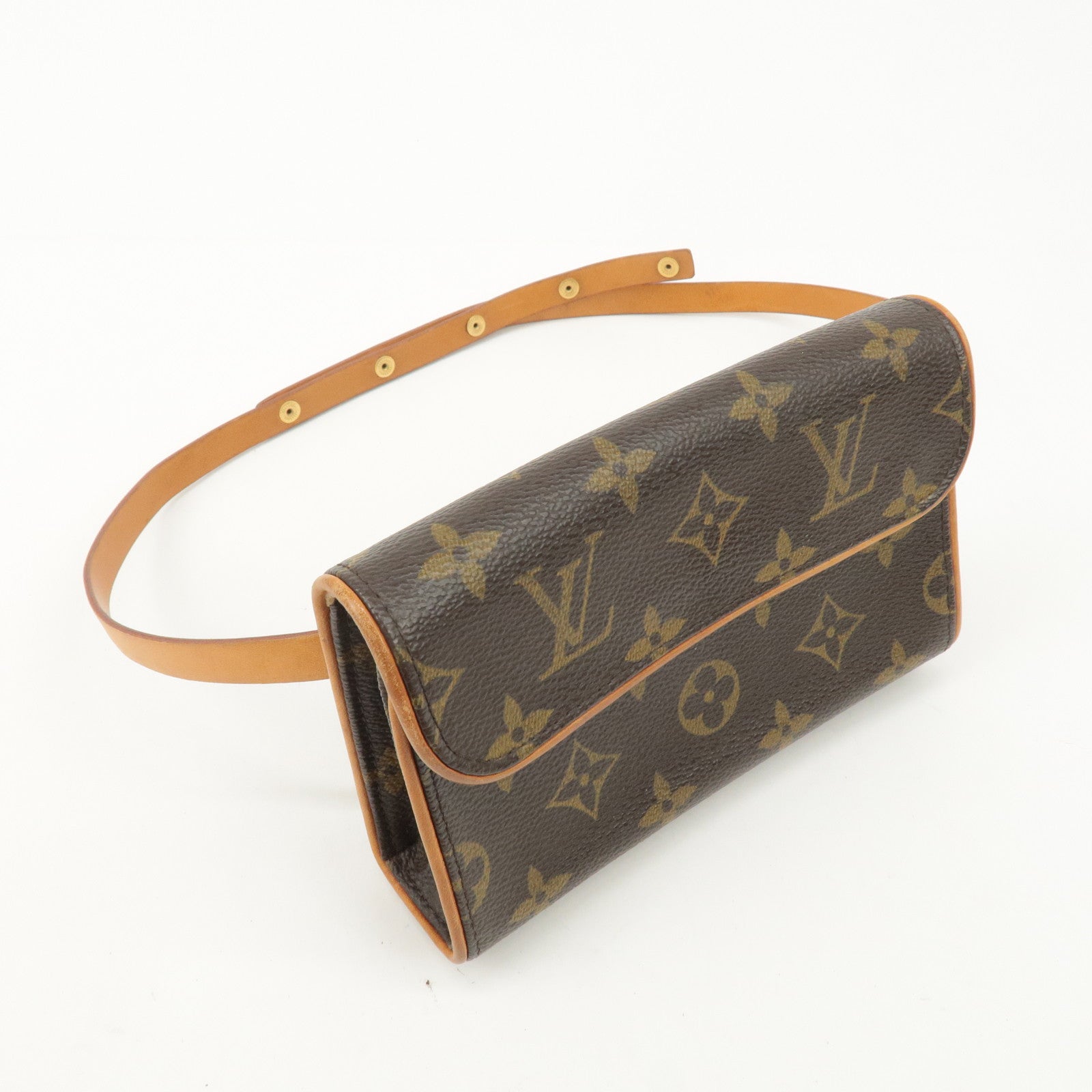 Louis Vuitton Monogram Pochette Florentine Waist Bag Belt M M51855 Used