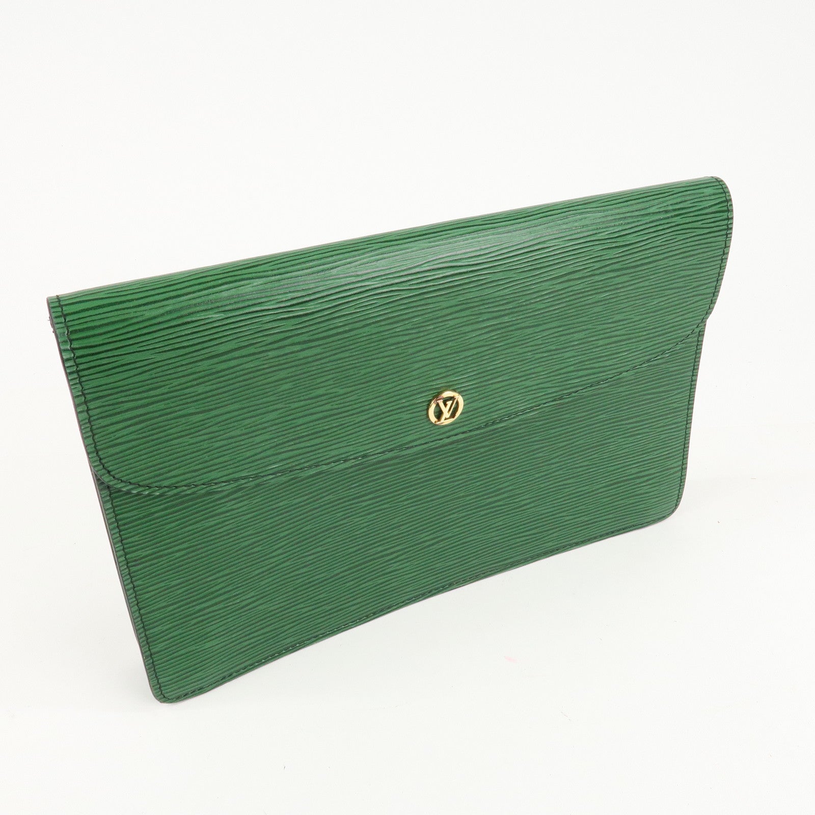 Louis Vuitton Epi Montaigne 27 Clutch Bag Borneo Green M52654 Used