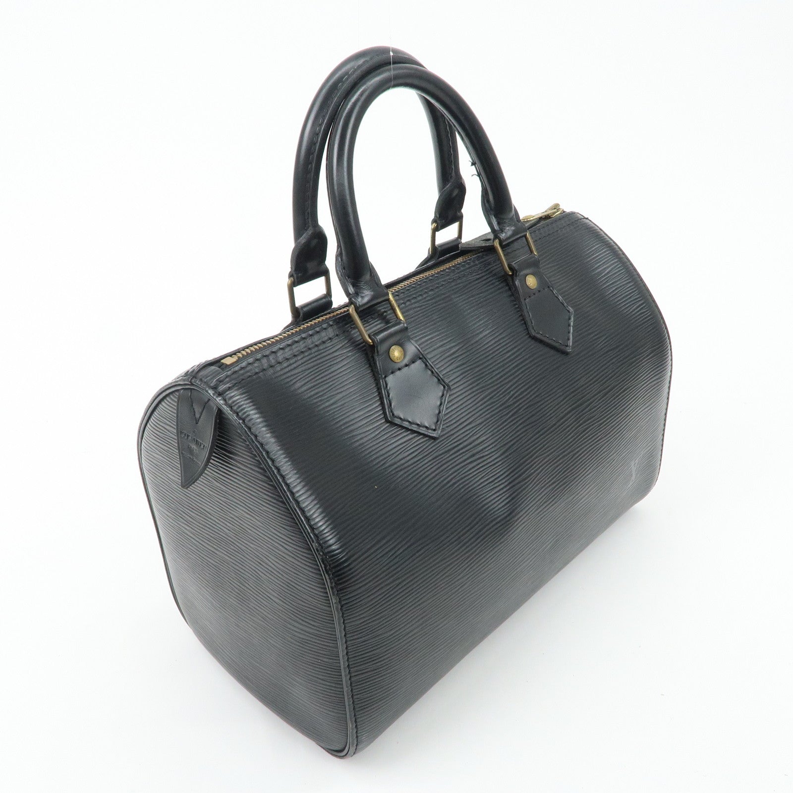 Louis Vuitton Epi Speedy 25 Boston Bag Hand Bag Noir Black M43012 Used