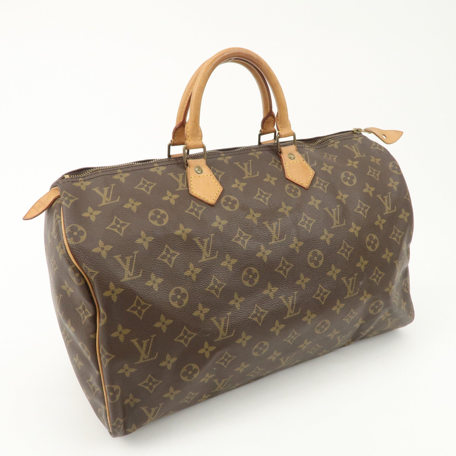 Louis Vuitton Monogram Speedy 40 Hand Bag Boston Bag M41522 Used