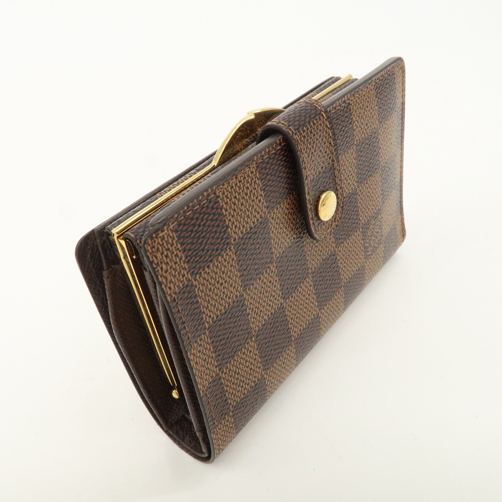 Louis Vuitton Damier Portefeuille Viennois Wallet N61674 Used