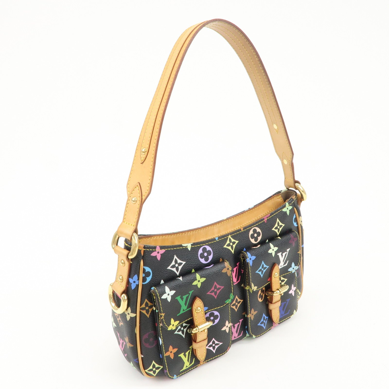 Louis Vuitton Monogram Multicolor Lodge PM Shoulder Bag M40054 Used