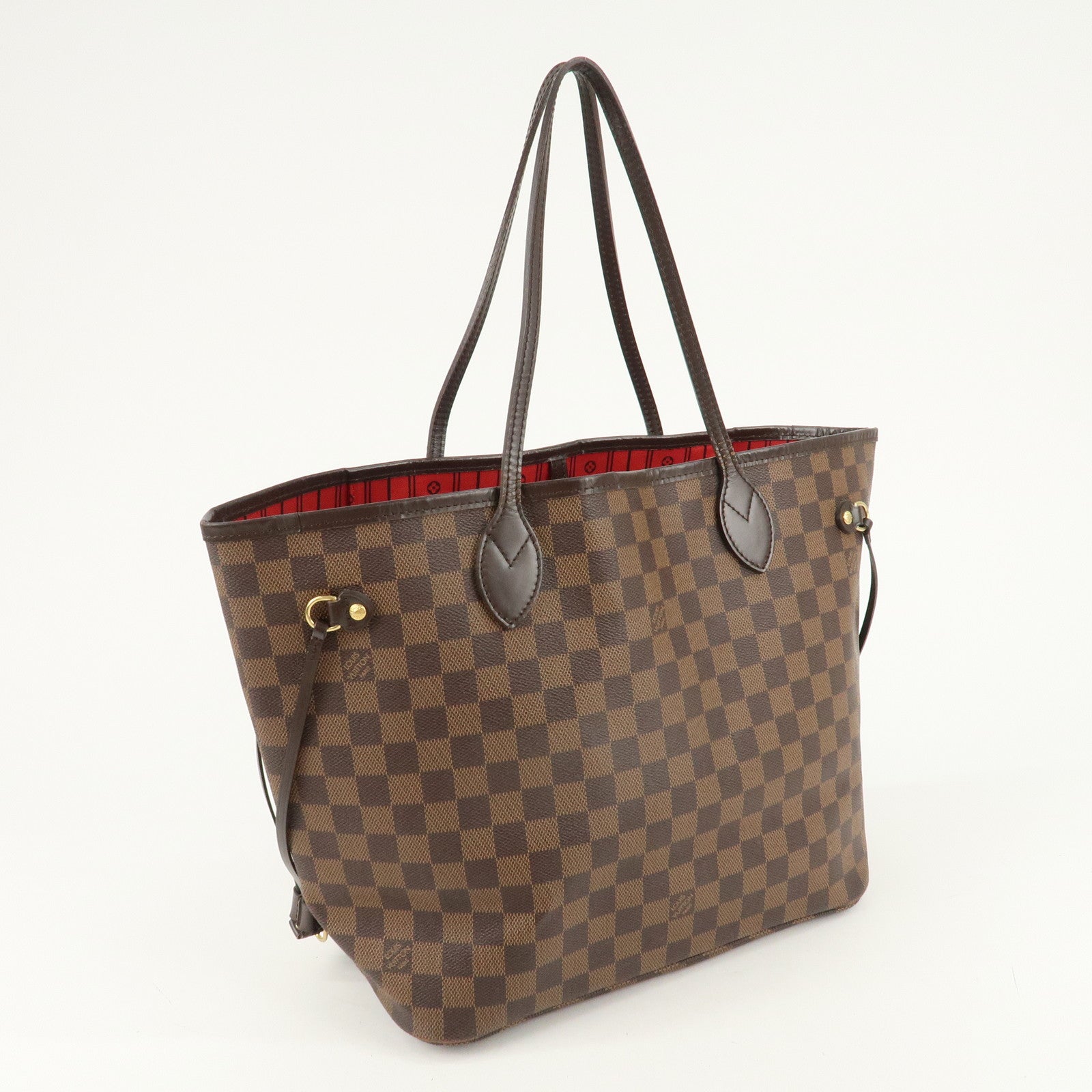 Louis Vuitton Damier Neverfull MM Tote Bag Hand Bag N51105 Used