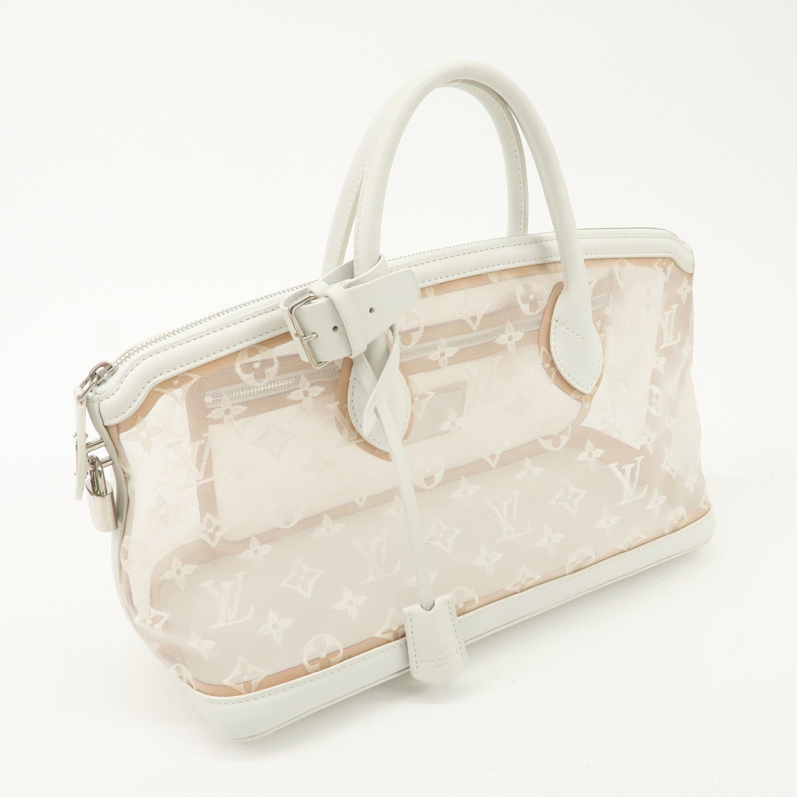 Louis Vuitton Monogram Transparence Lock It East West Bag M40701 Used