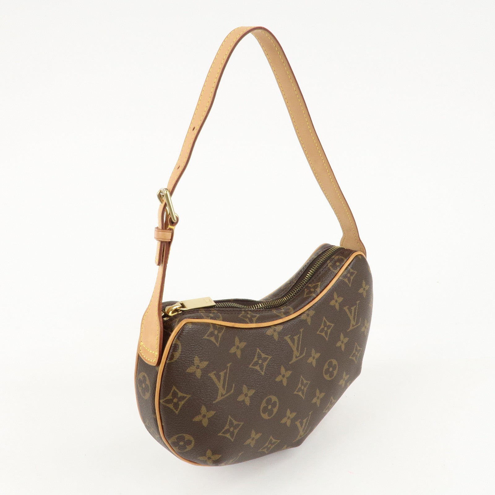 Louis Vuitton Monogram Pochette Croissant Shoulder Bag M51510 Used