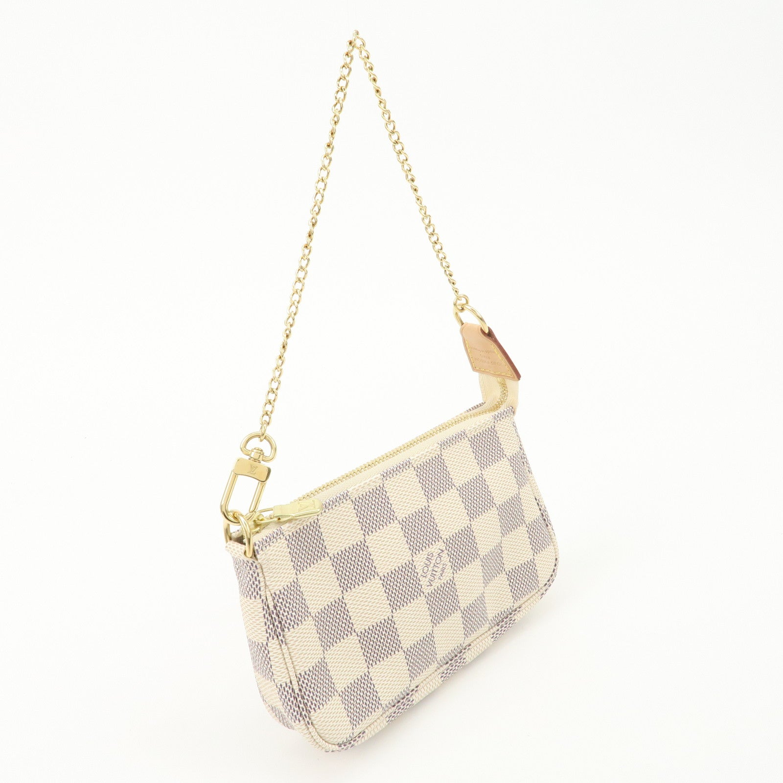Louis Vuitton Damier Azur Mini Pochette Accessoires Pouch N58010 Used
