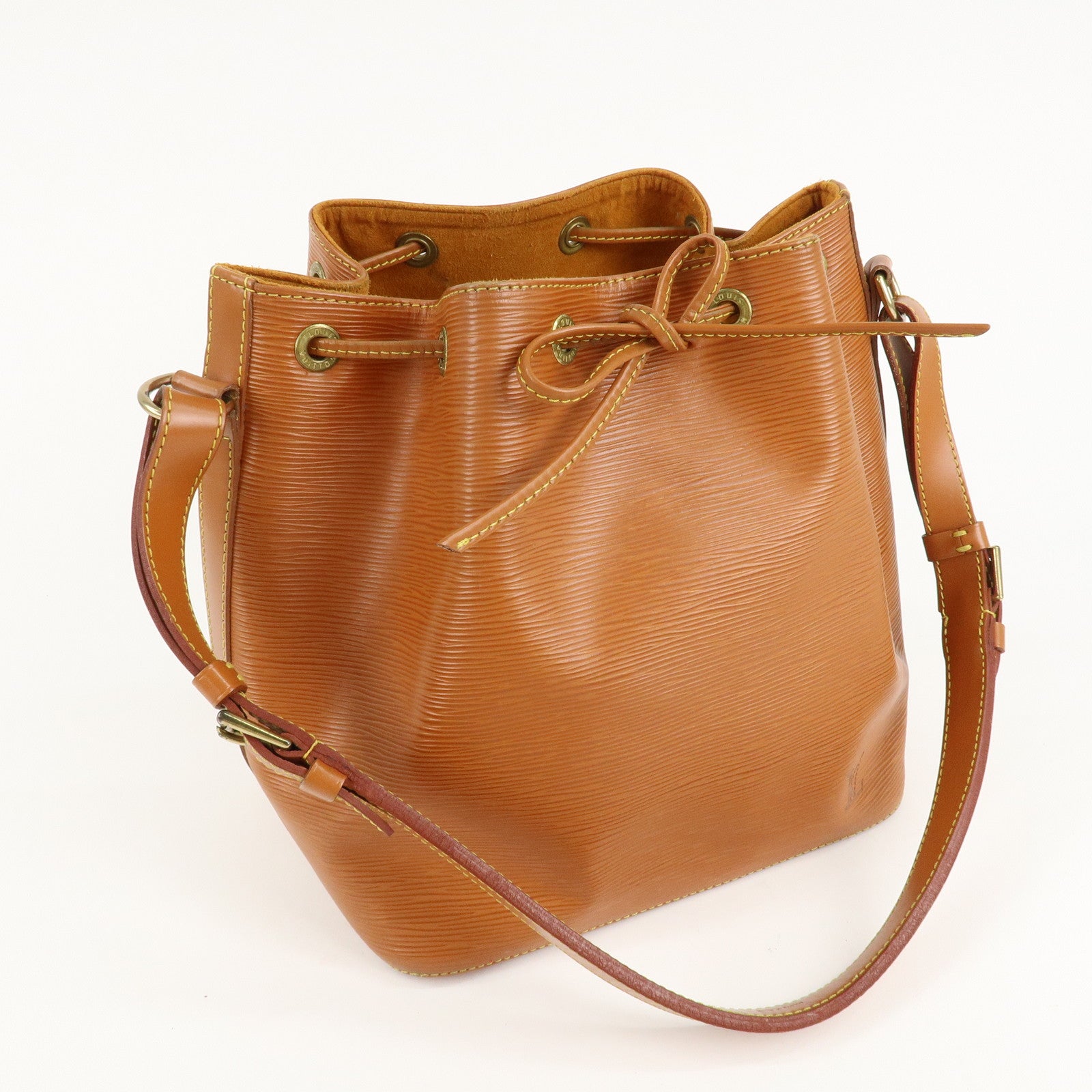 Louis Vuitton Epi Petit Noe Shoulder Bag Zipang Gold M44108 Used