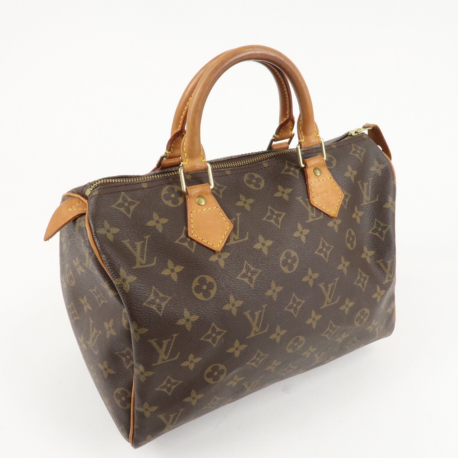 Louis Vuitton Monogram Speedy 30 Hand Bag Boston Bag M41526 Used