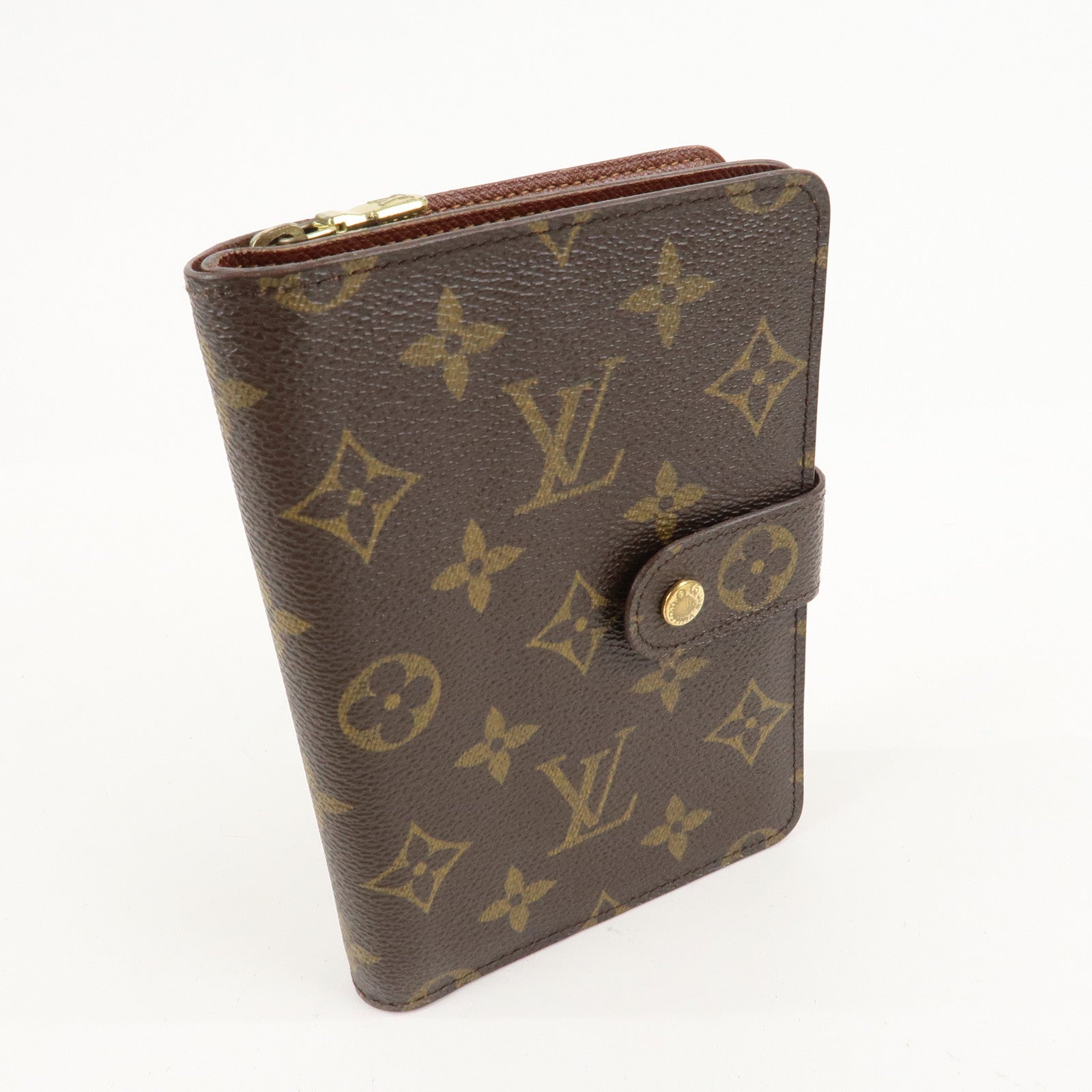 Louis Vuitton Monogram Porte Papier Zip Bi-fold Wallet M61207 Used