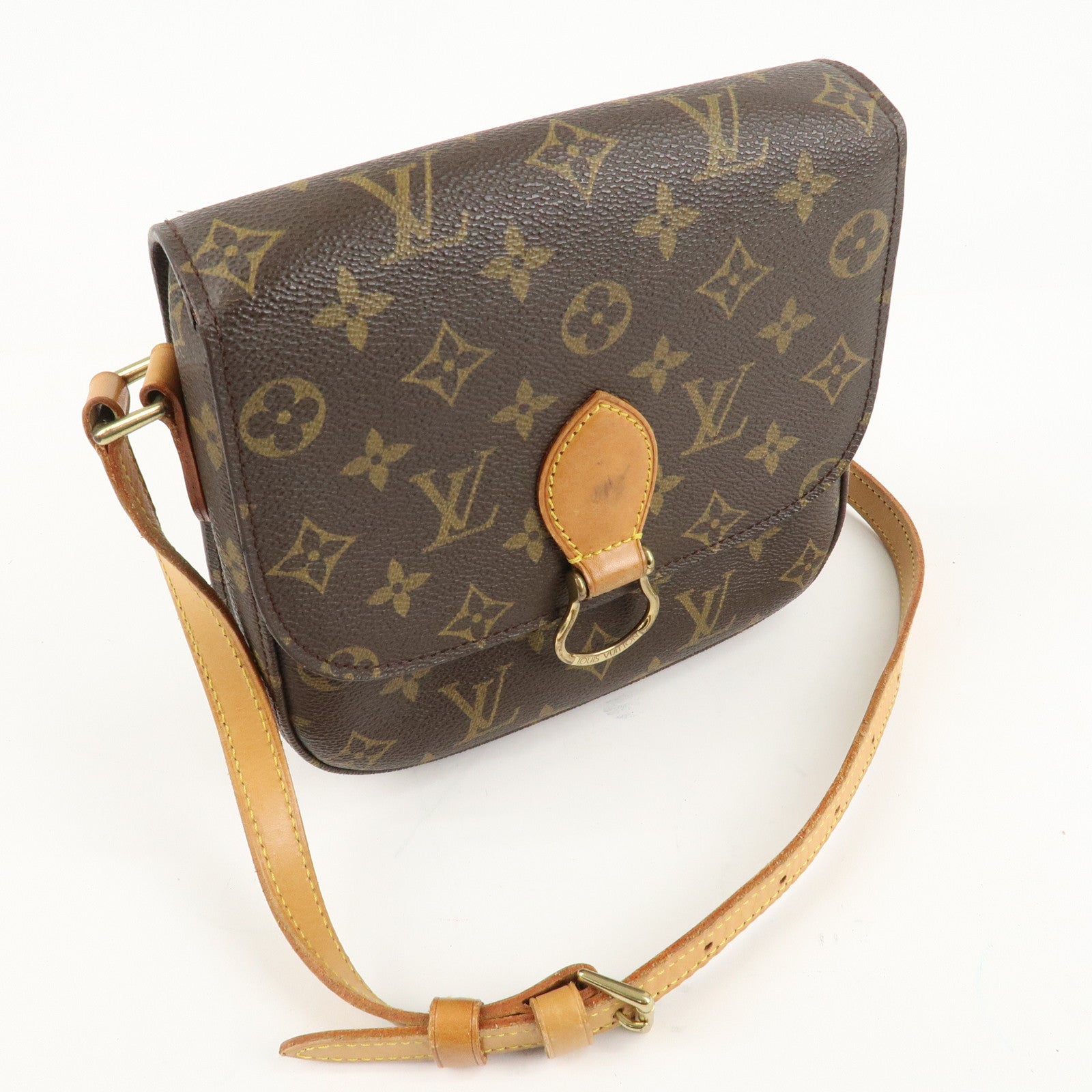 Louis Vuitton Monogram Mini Saint Cloud Shoulder Bag M51244 Used