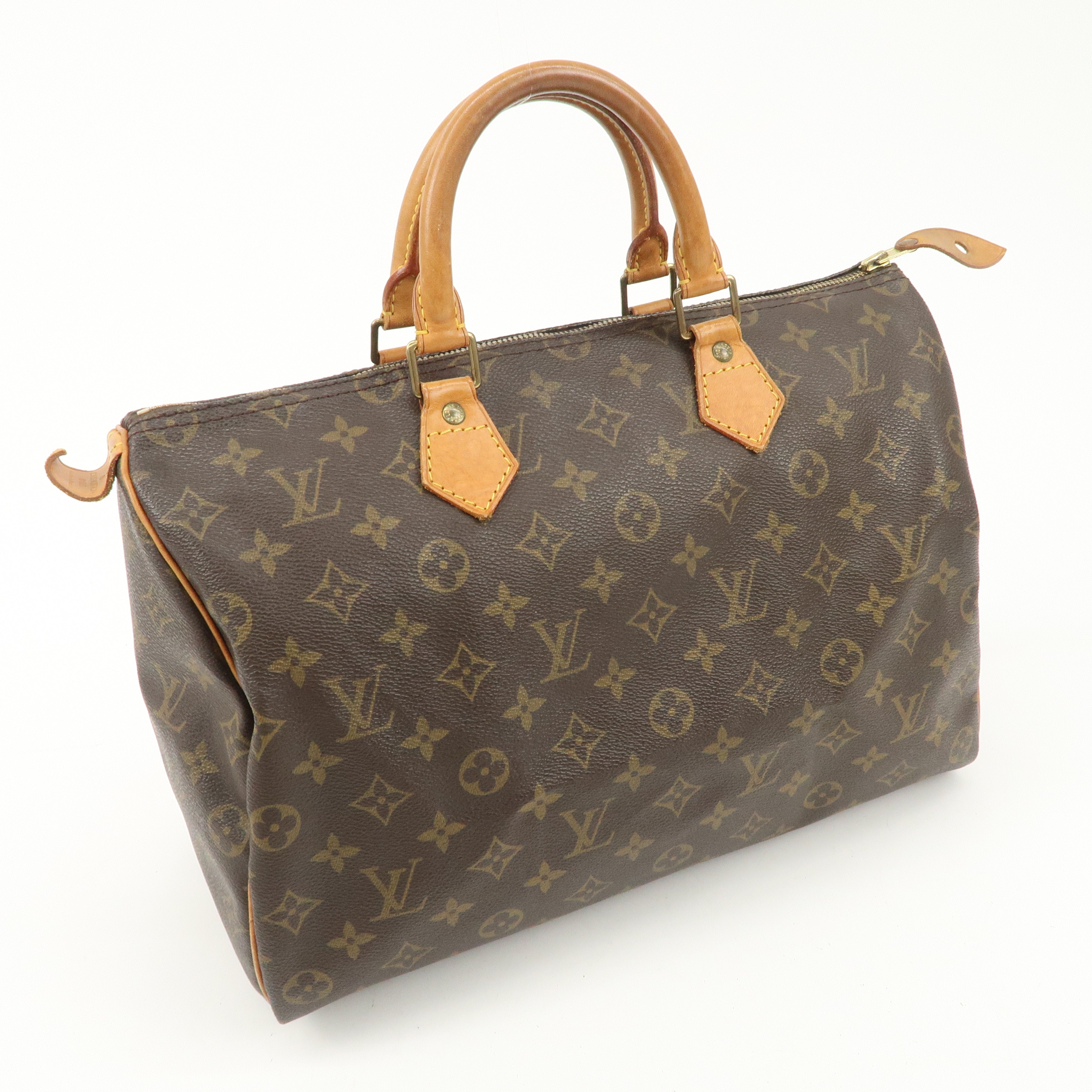 Louis Vuitton Monogram Speedy 35 Hand Bag Boston Bag M41524 Used