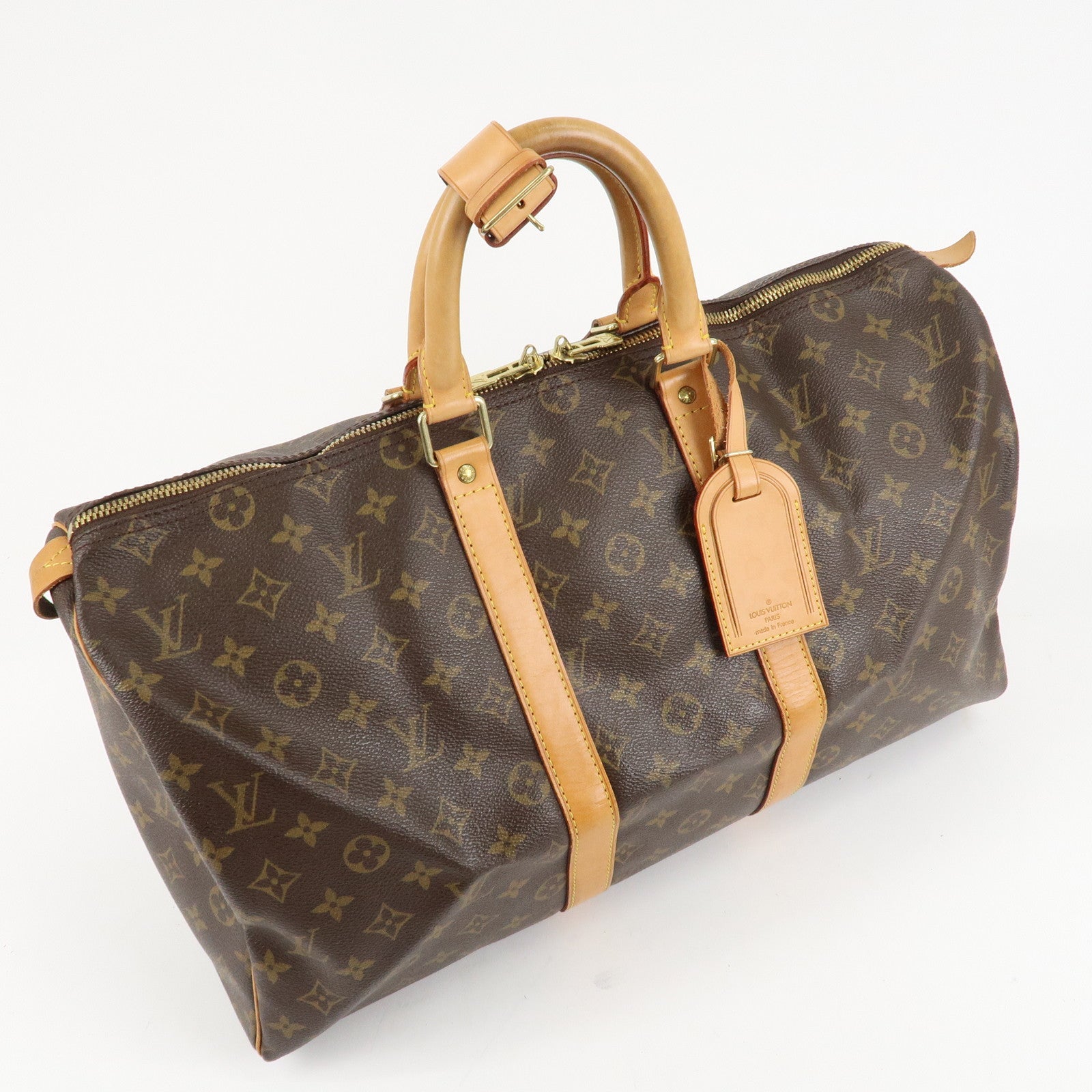 Louis Vuitton Monogram Keep All 45 Boston Bag M41428 Used
