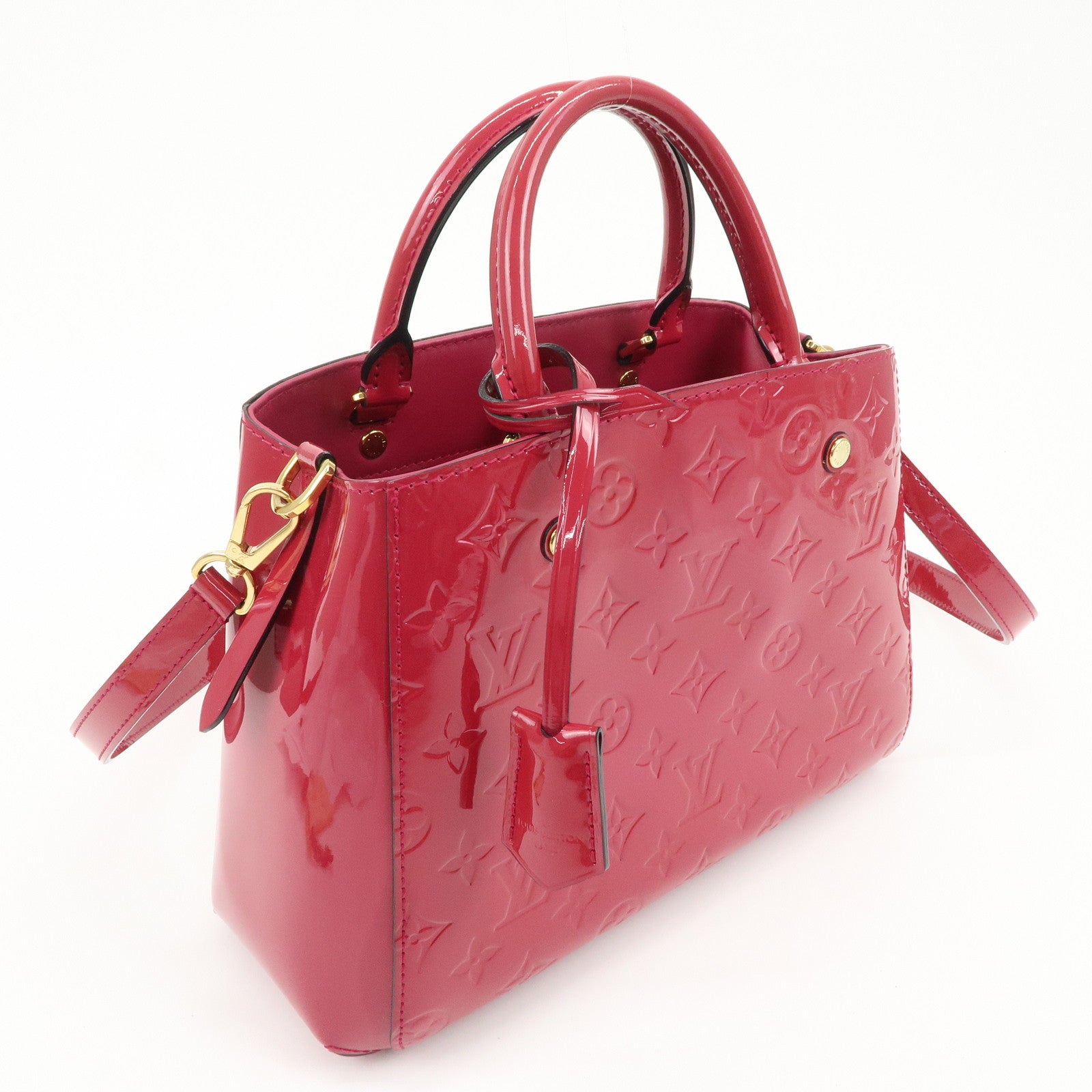 Louis Vuitton Monogram Vernis Montaigne BB Hand Bag M50172 Used