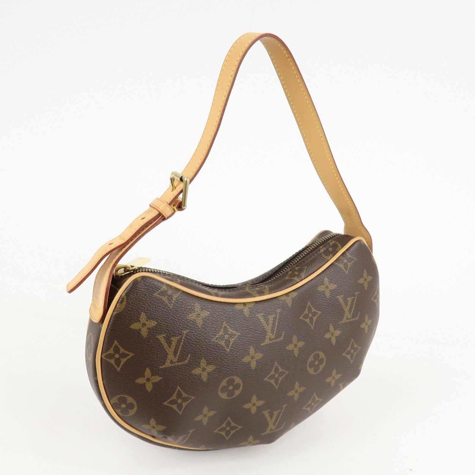 Louis Vuitton Monogram Pochette Croissant Shoulder Bag M51510 Used