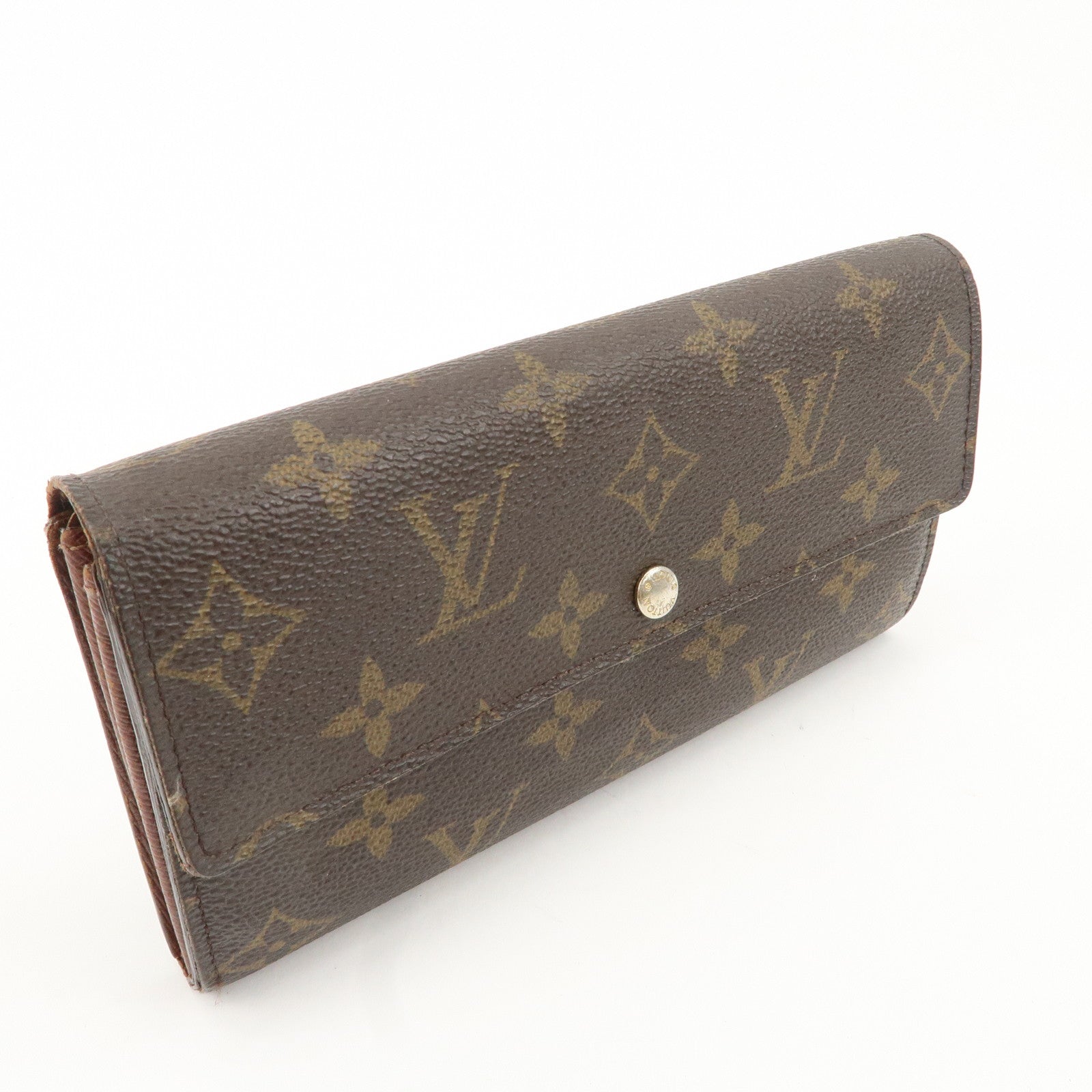 Louis Vuitton Monogram Portefeuille Sarah Long Wallet M61734 Used