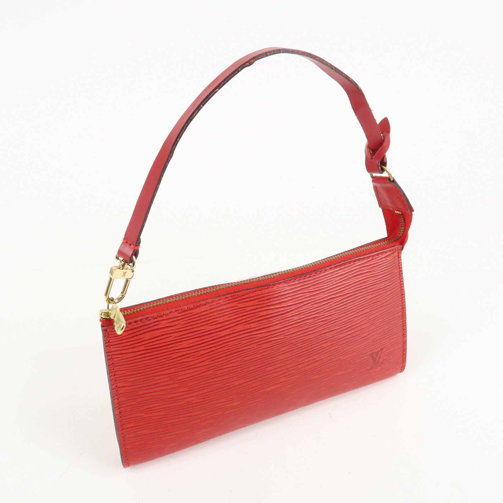 Louis Vuitton Epi Pochette Accessoires Pouch Castilian Red M52947 Used