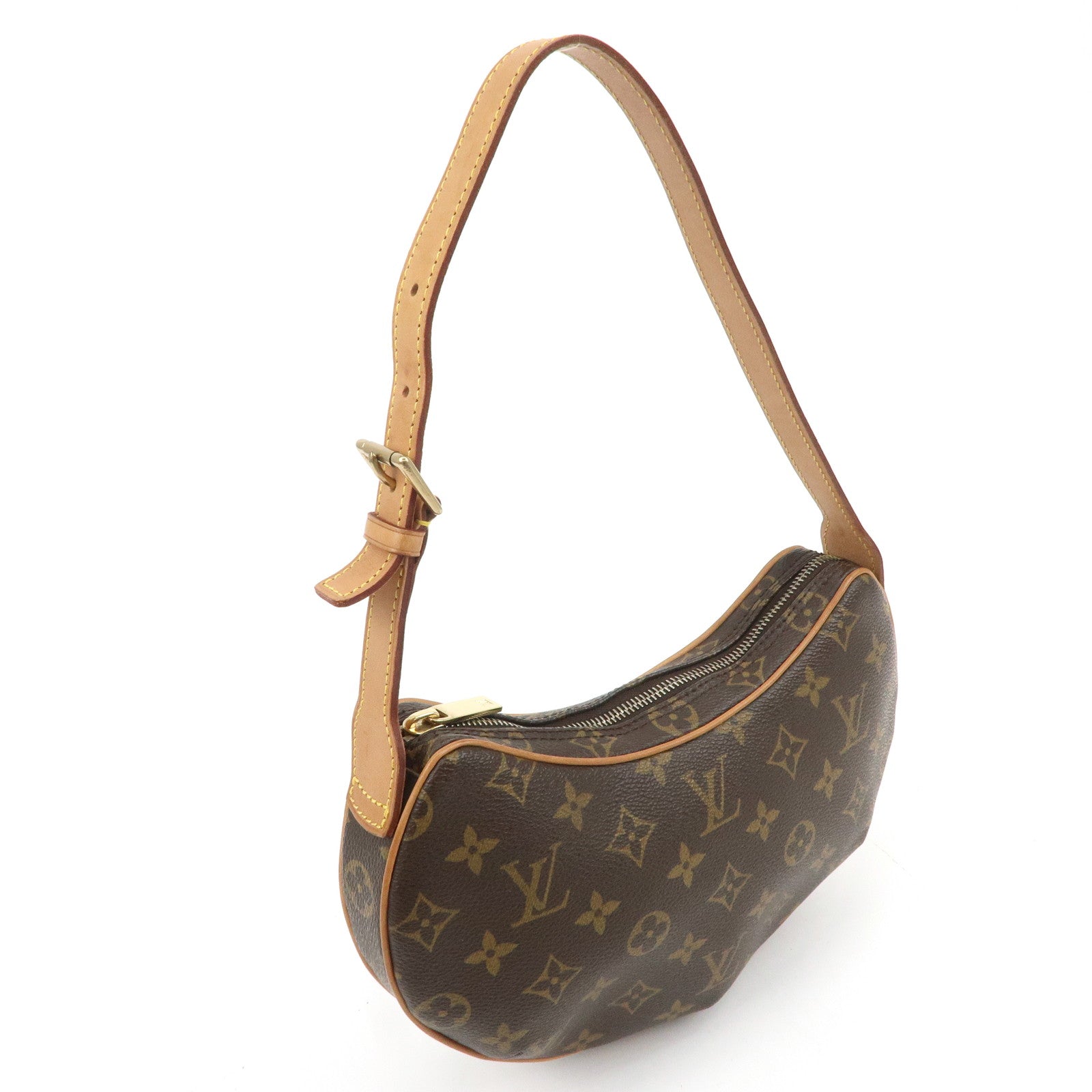 Louis Vuitton Monogram Pochette Croissant Shoulder Bag M51510 Used