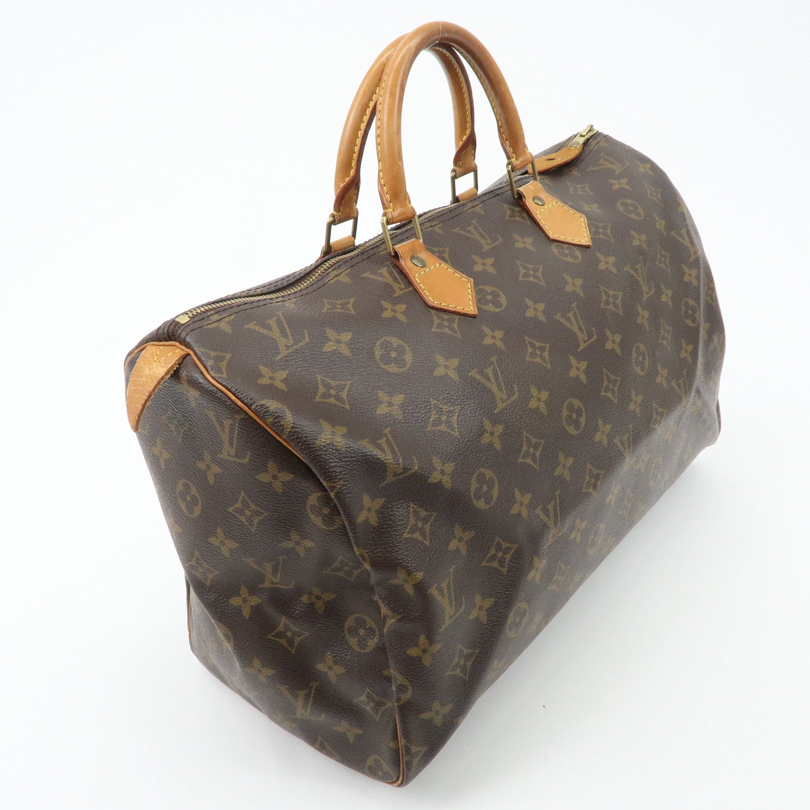 Louis Vuitton Monogram Speedy 40 Hand Bag Boston Bag M41522 Used