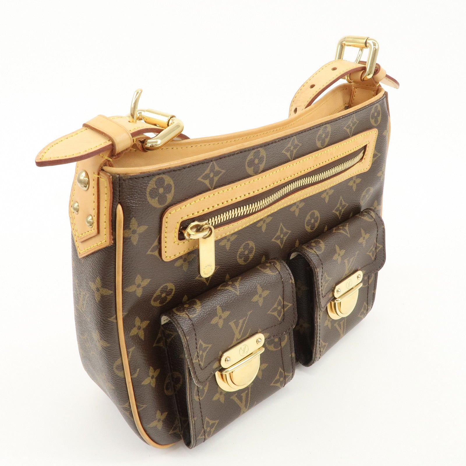 Louis Vuitton Monogram Hudson GM Shoulder Bag Hand Bag M40045 Used