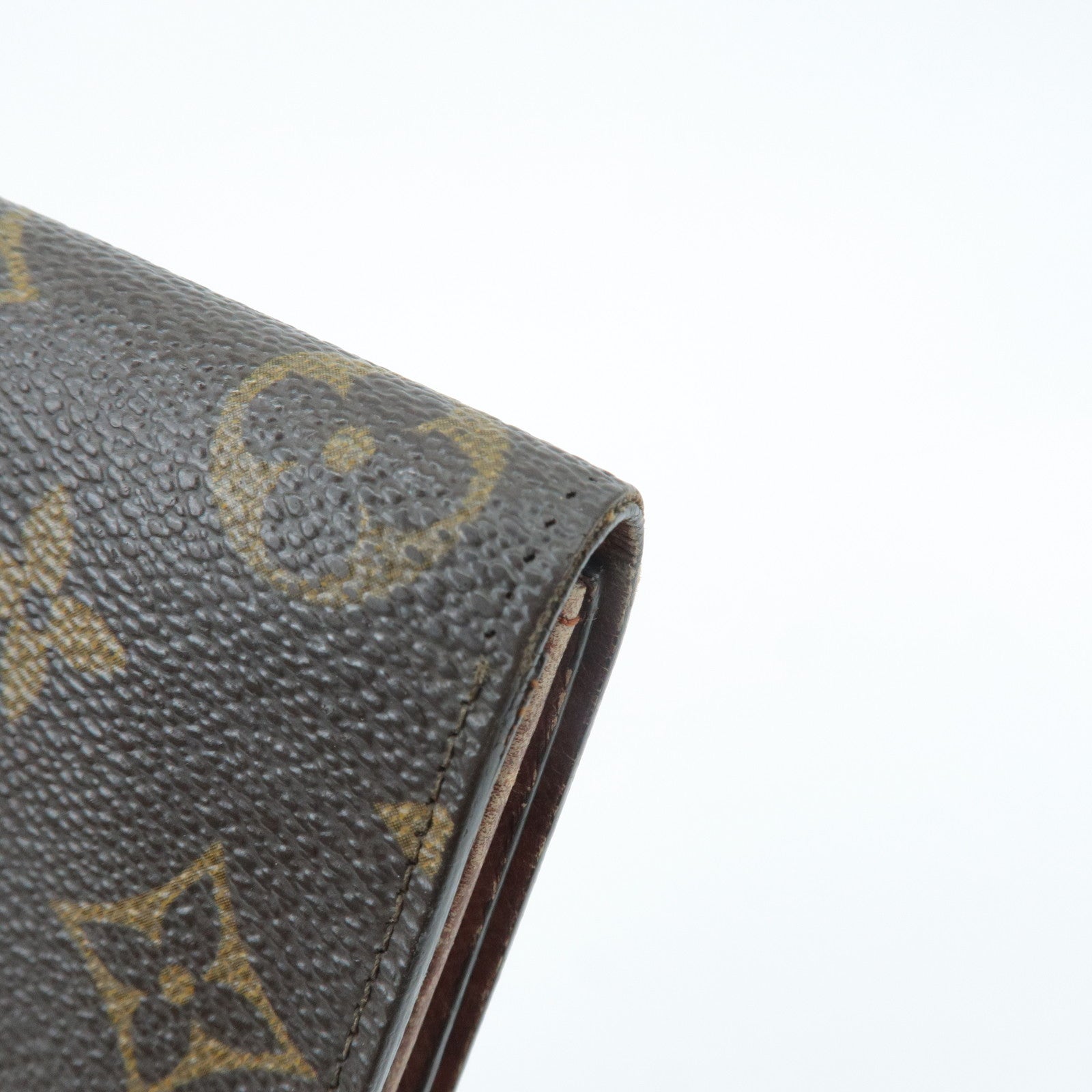 Louis Vuittton Set of 4 Monogram Porte Monnaie Portefeuil Wallet Used