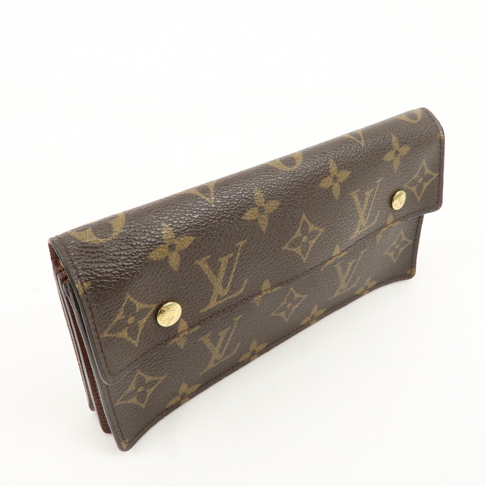 Louis Vuitton Monogram Portefeuille Accordeon Wallet M58008 Used